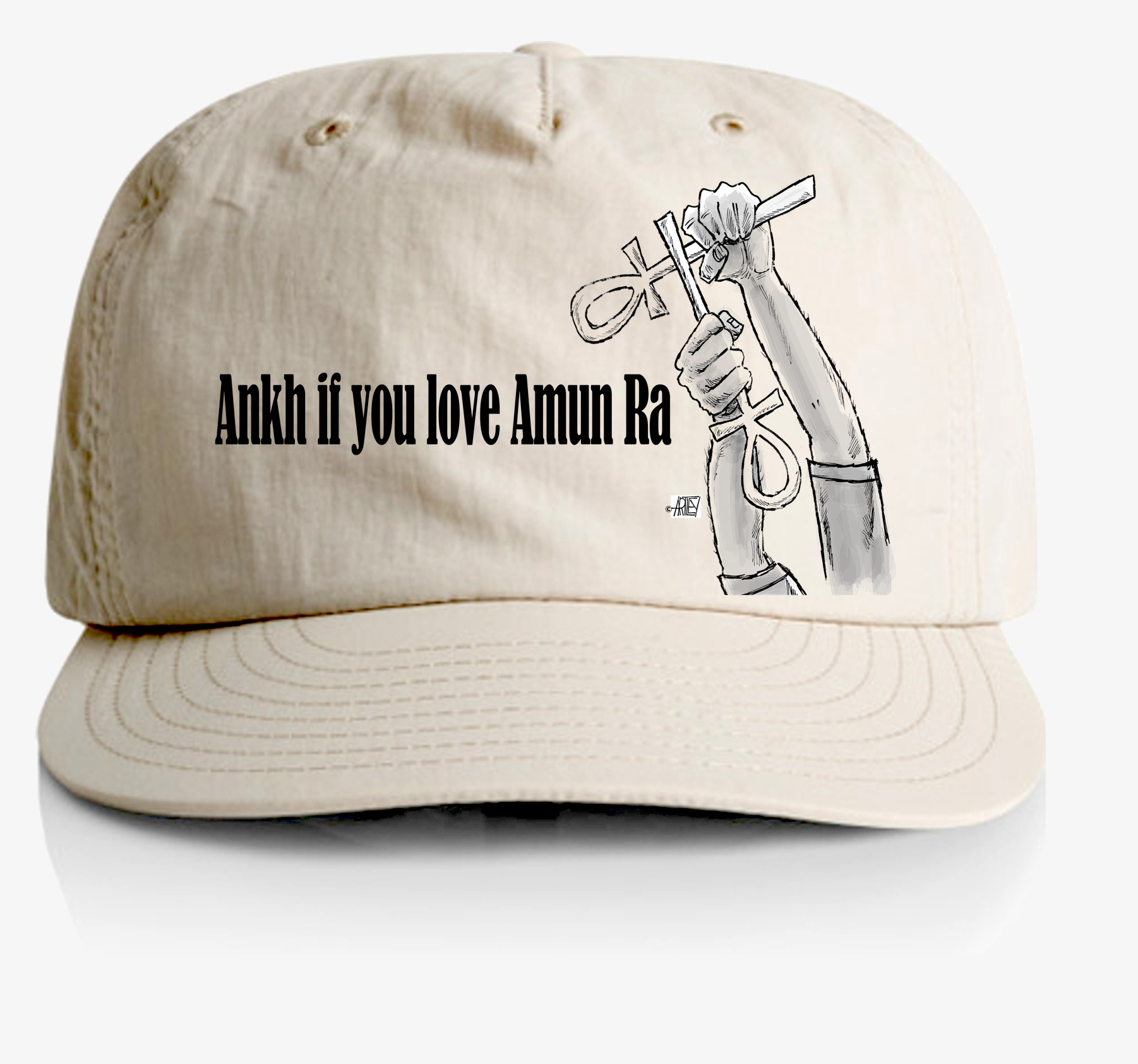 Surf Cap Ankh if You Love Amun Ra horizontal format Surf Cap Ankh if You Love Amun Ra horizontal format