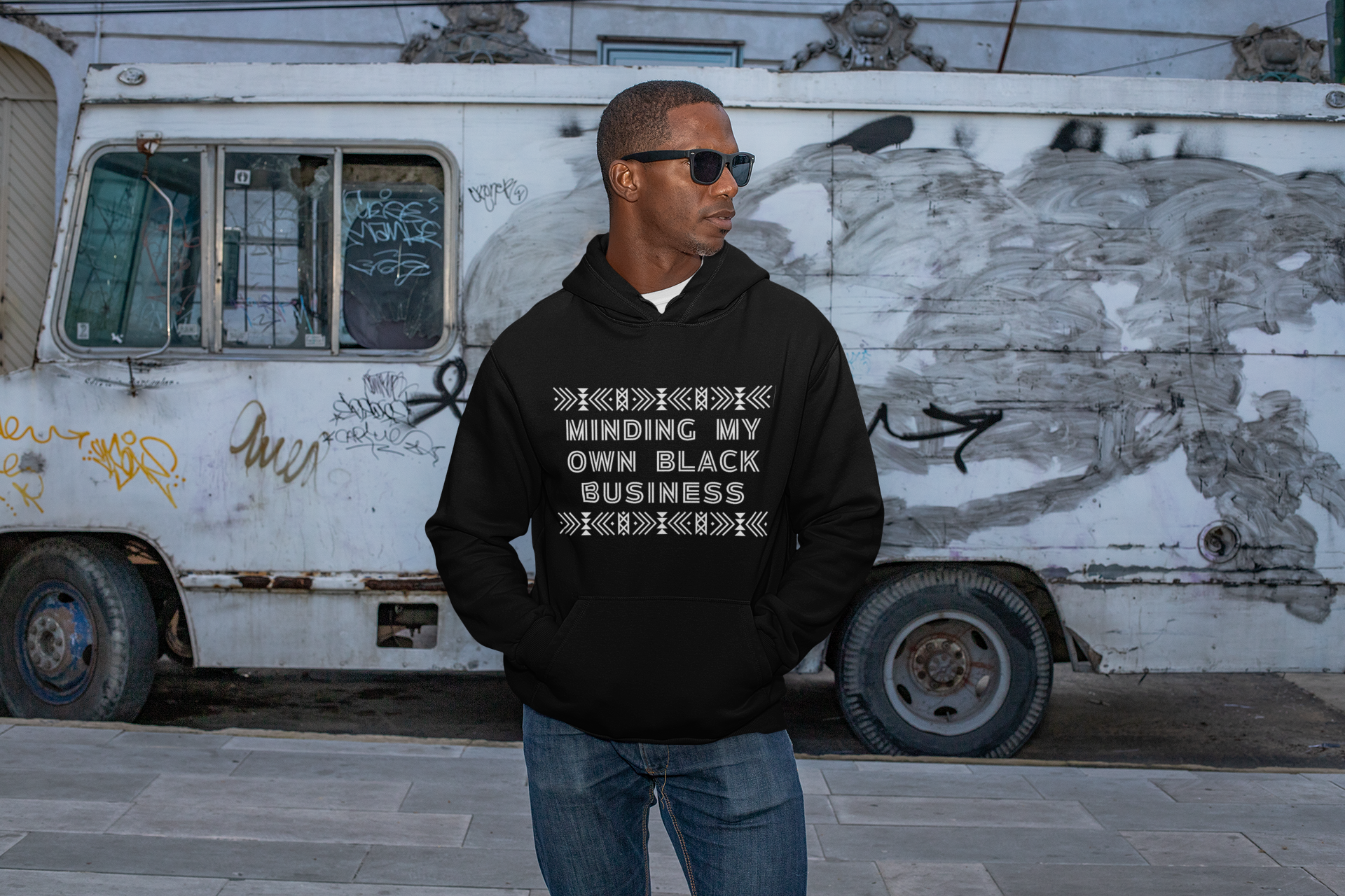 Unisex MMOBB - Black Business Hoodie product thumbnail image