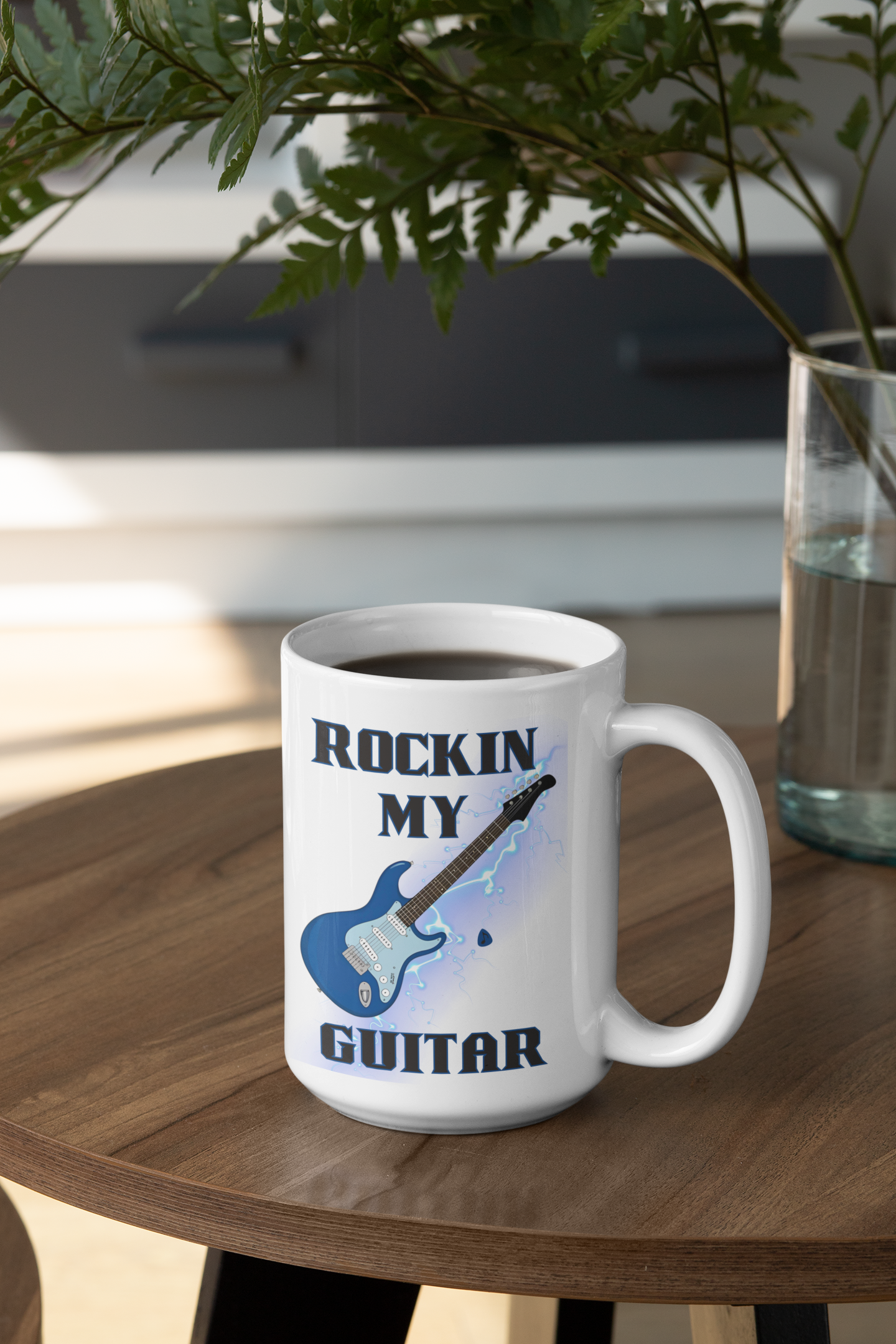 Rockin' Guitar Ceramic Mug - 11oz & 15oz Coffee Cup for Music Lovers product thumbnail image Rockin' Guitar Ceramic Mug - 11oz & 15oz Coffee Cup for Music Lovers product thumbnail image