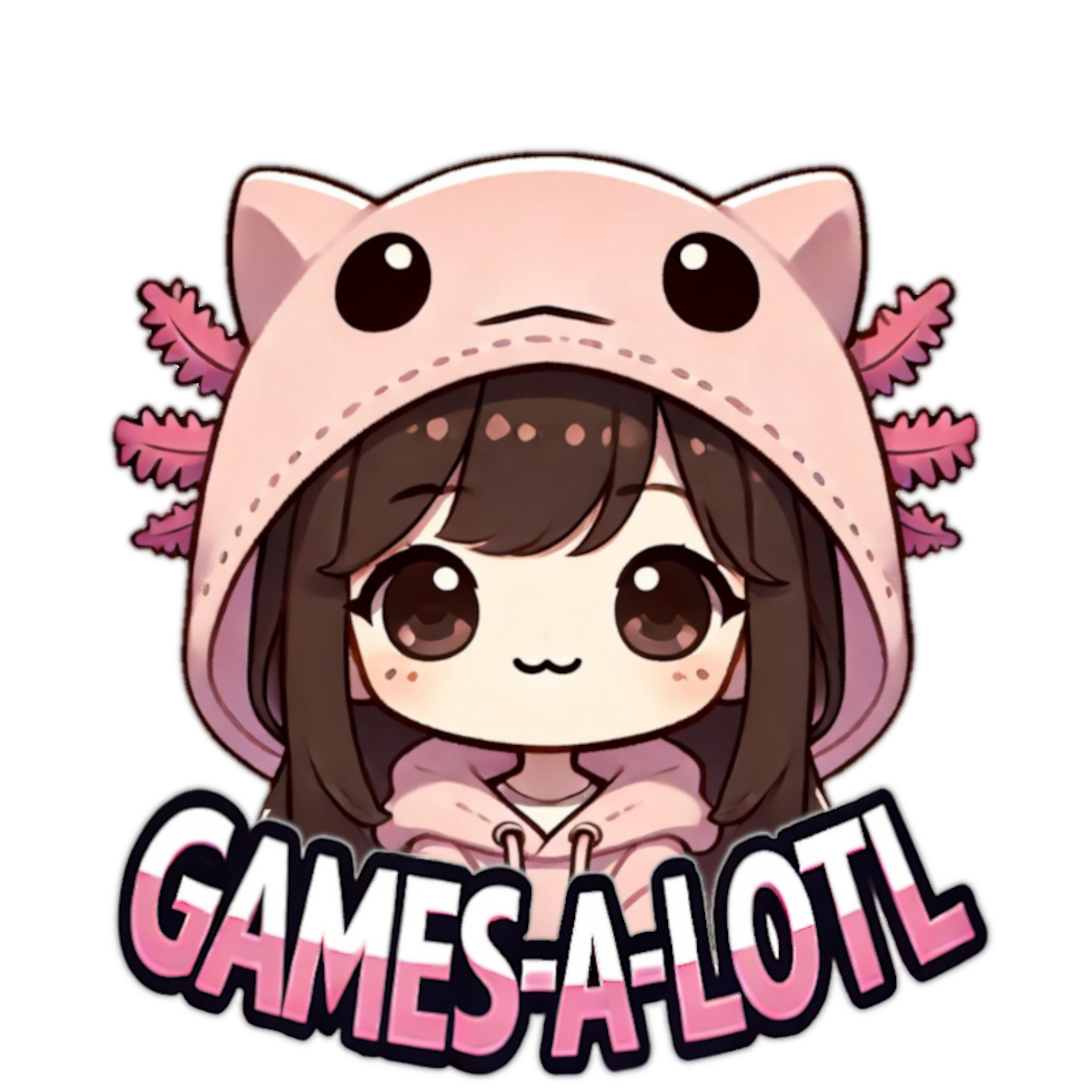 Games_A_Lotl Logo Unisex Heavy Blend™ Full Zip Hooded Sweatshirt product thumbnail image