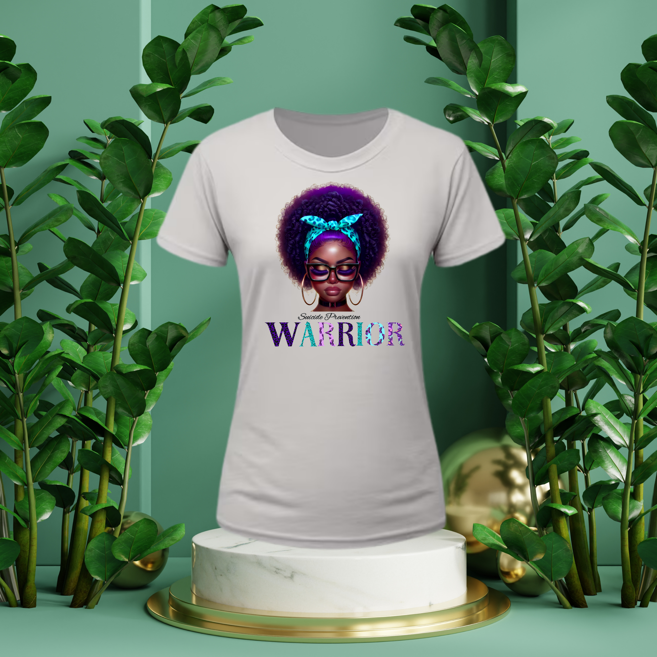 "Suicide Prevention Warrior" – Strength, Support &amp; Awareness T-Shirt product thumbnail image