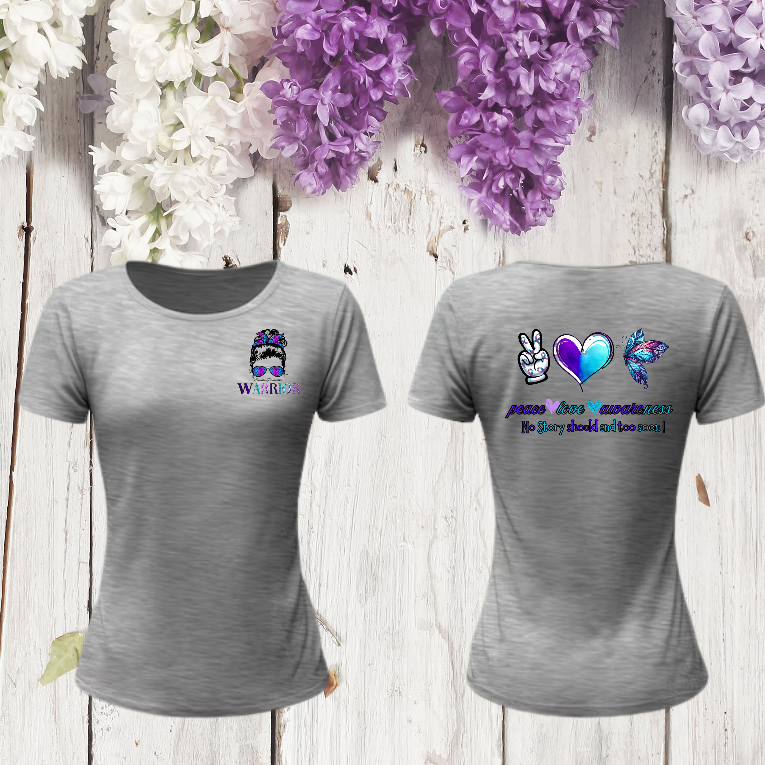Prevention Warrior" – Strength, Support &amp; Awareness T-Shirt product thumbnail image