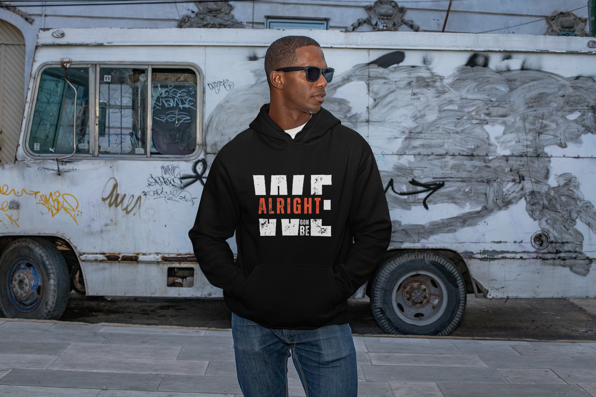 Unisex "We Gon Be Alright" - Inspirational Statement Hoodie product thumbnail image