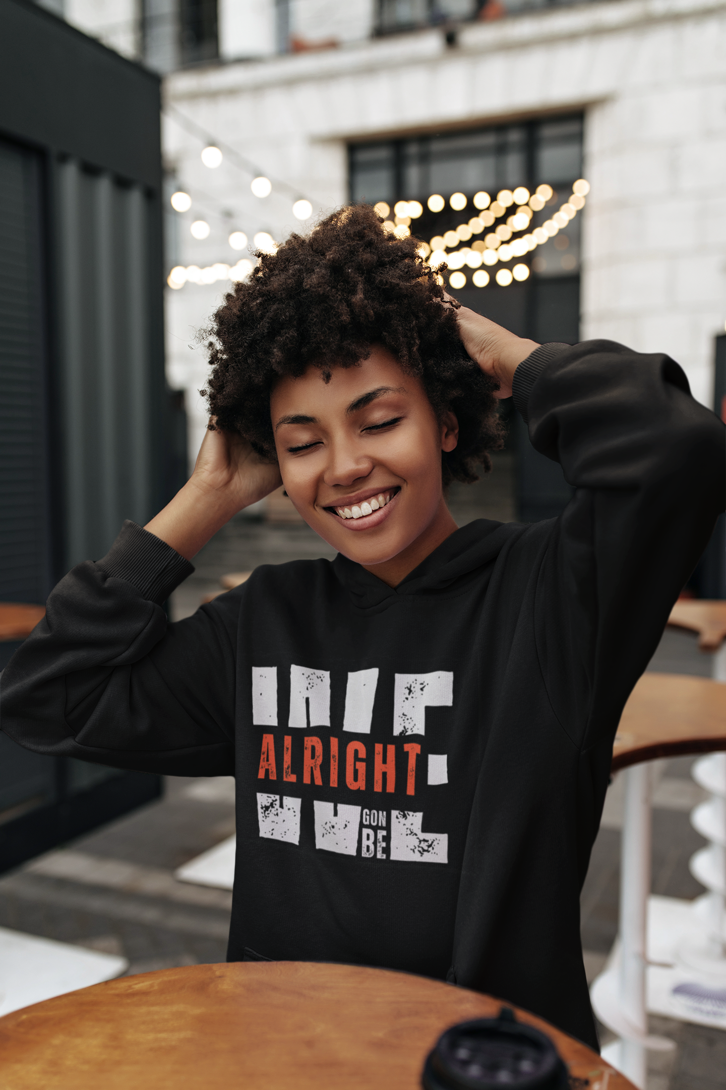 Unisex "We Gon Be Alright" - Inspirational Statement Hoodie product thumbnail image