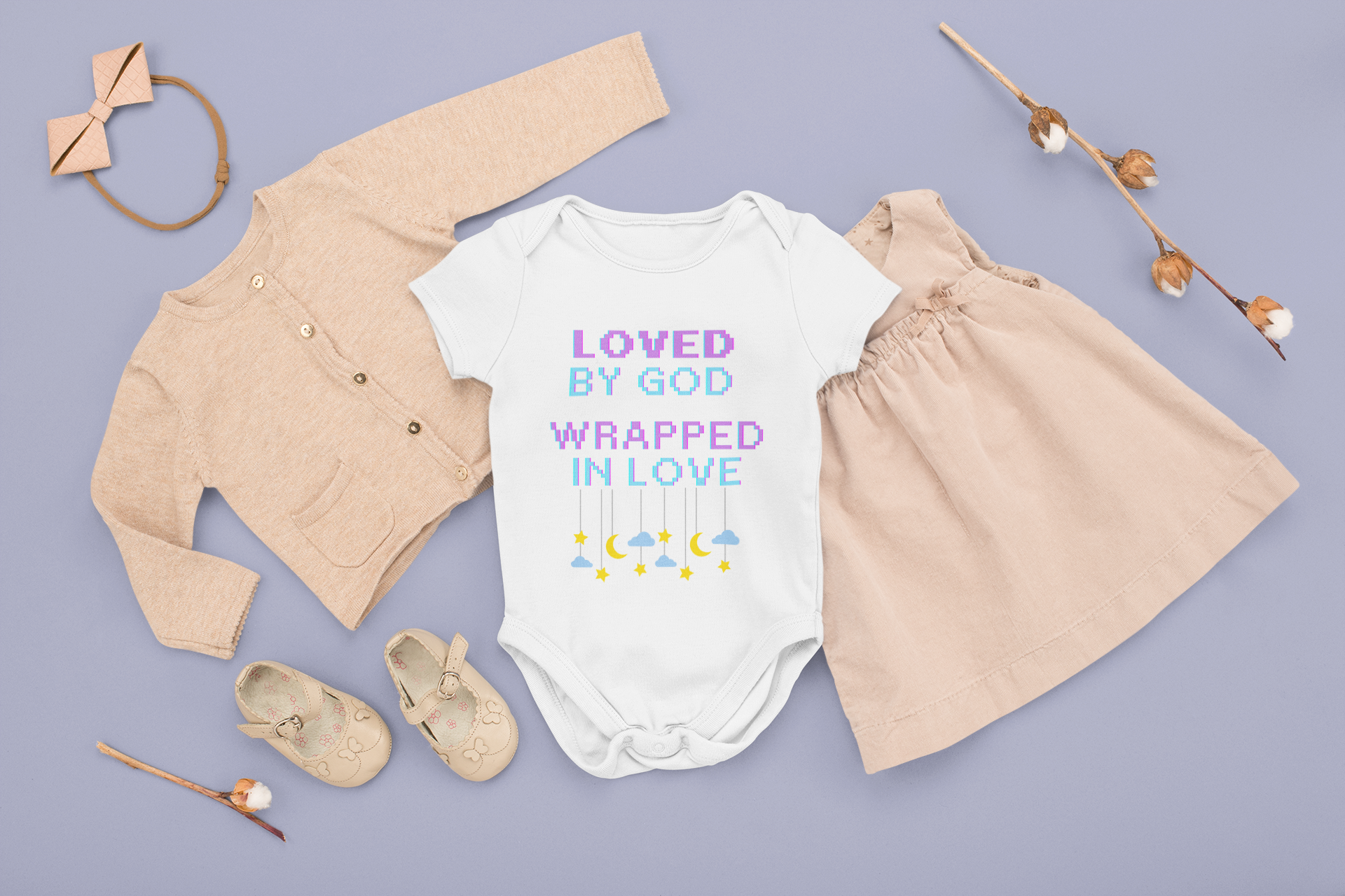 Loved by God Infant Bodysuit product thumbnail image