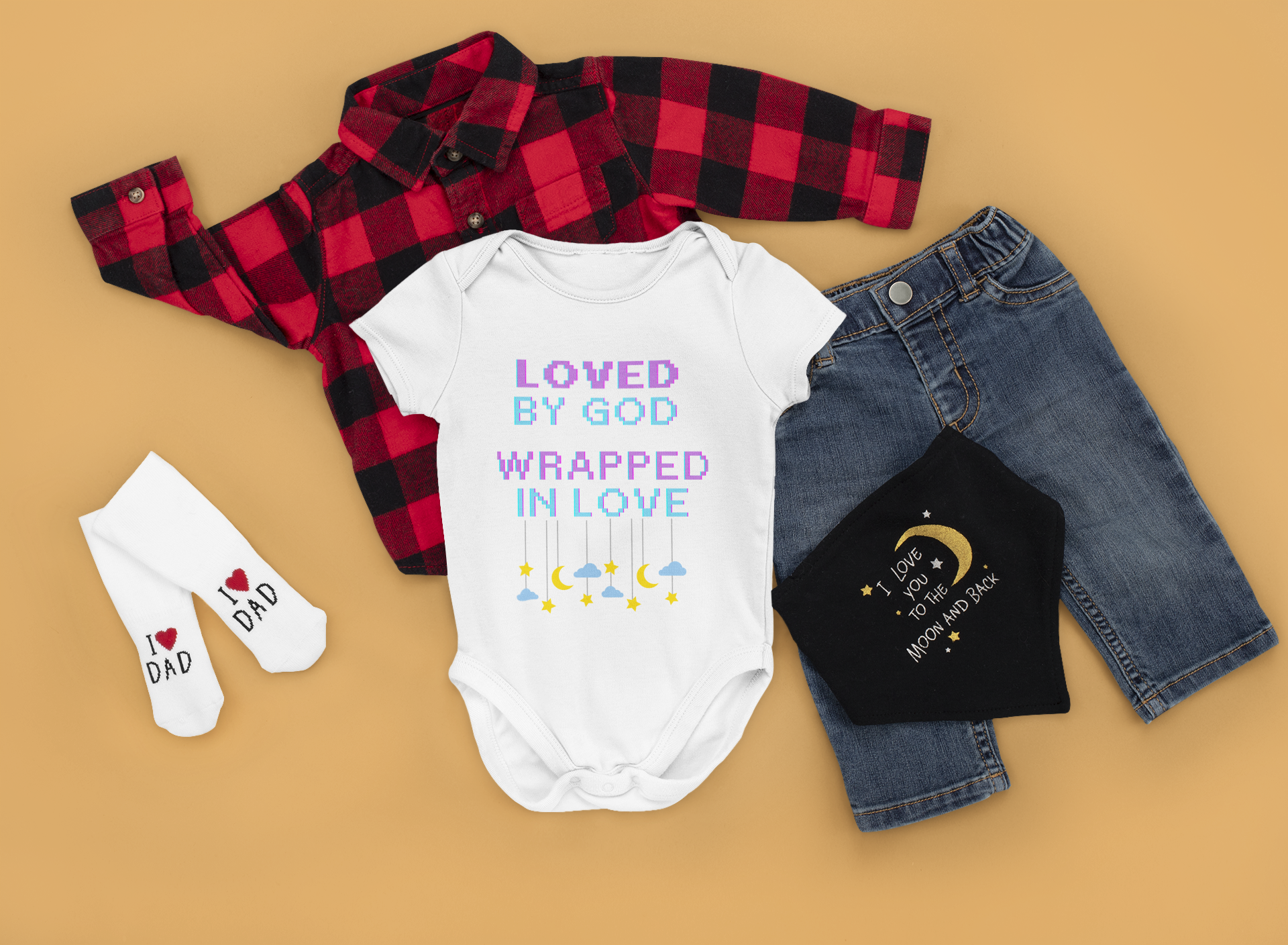 Loved by God Infant Bodysuit product thumbnail image