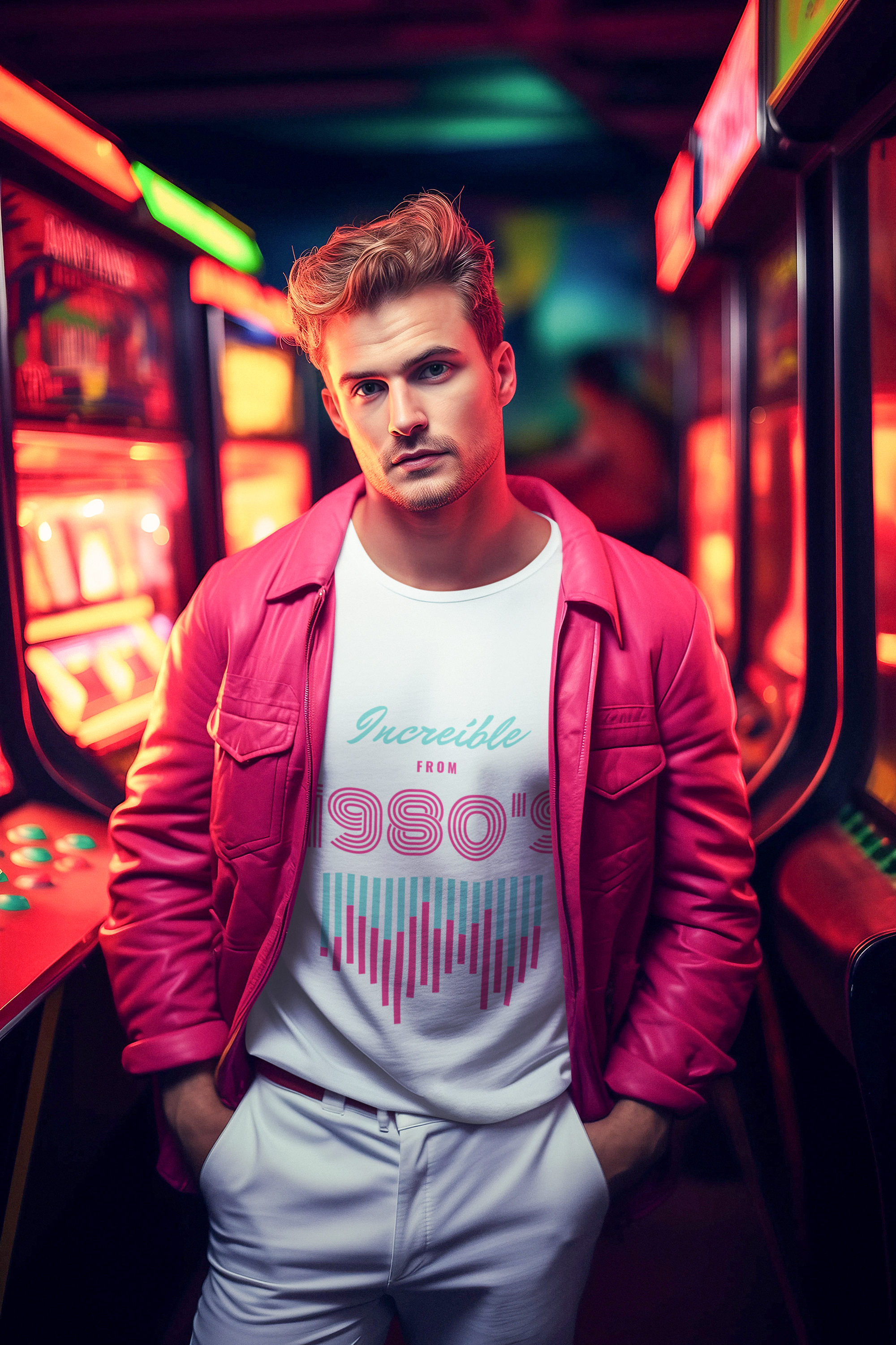 Retro 1980s T-Shirt Unisex Jersey Short Sleeve Tee Retro 1980s T-Shirt Unisex Jersey Short Sleeve Tee