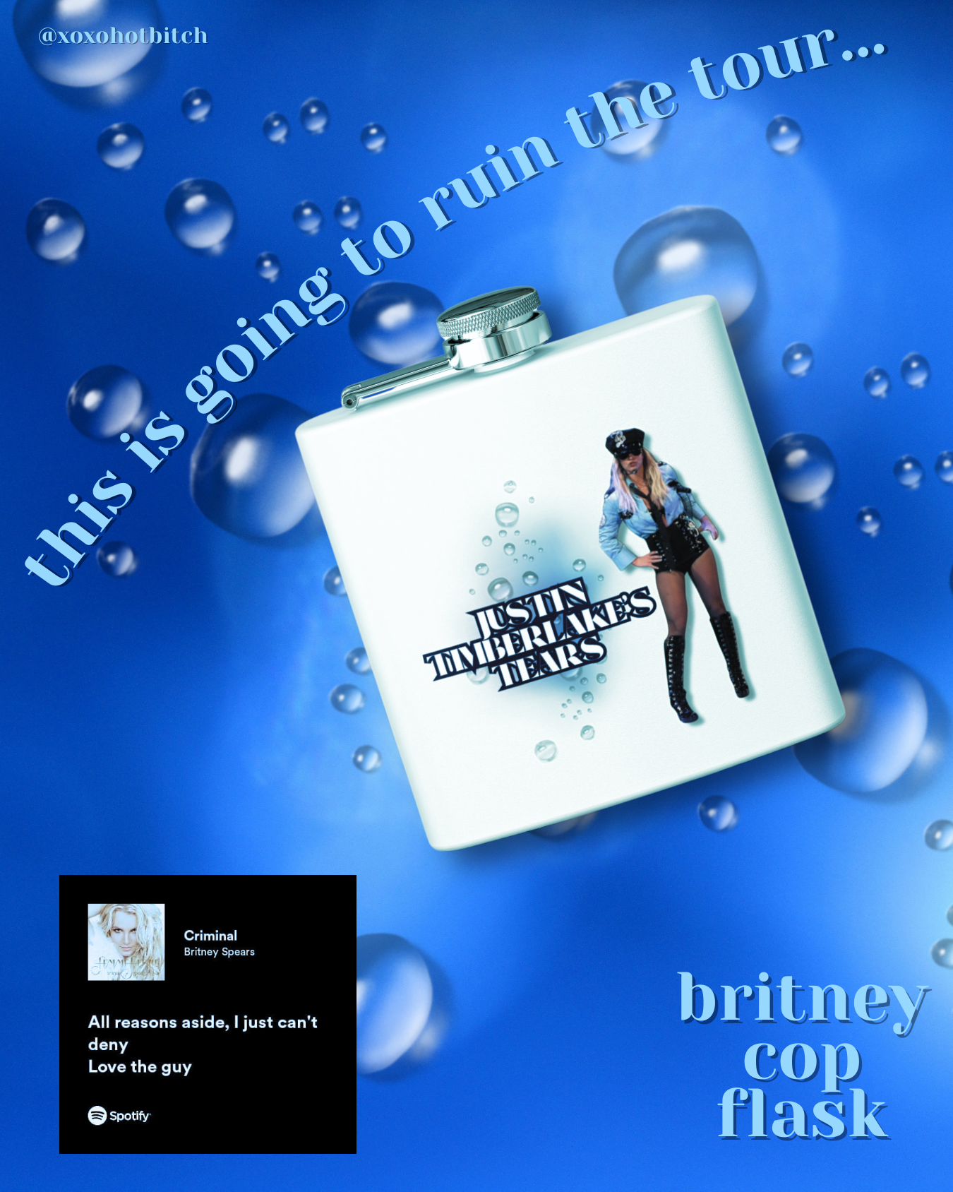britney cop flask britney cop flask