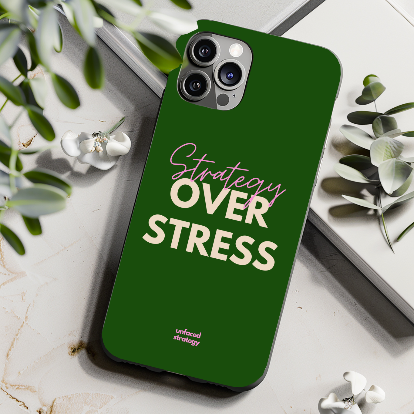 iPhone Case: "Strategy Over Stress" product thumbnail image iPhone Case: "Strategy Over Stress" product thumbnail image
