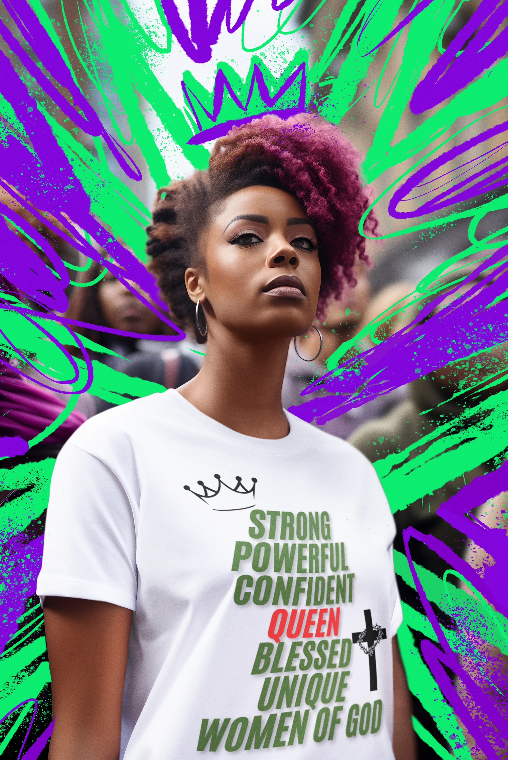 Empowered Woman Of God T-Shirt 