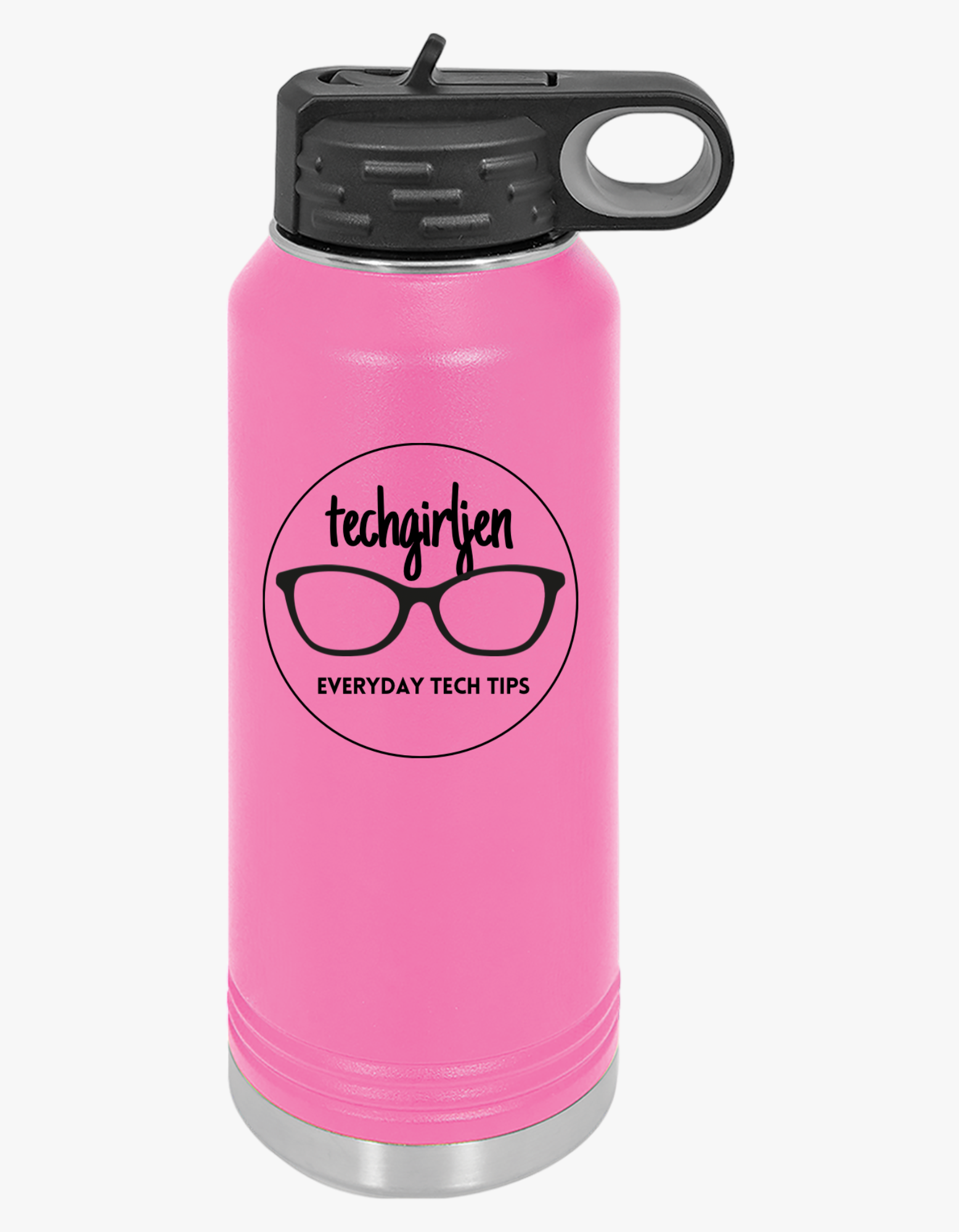 techgirljen Water Bottle - 32oz Reusable Hydration Flask product thumbnail image techgirljen Water Bottle - 32oz Reusable Hydration Flask product thumbnail image
