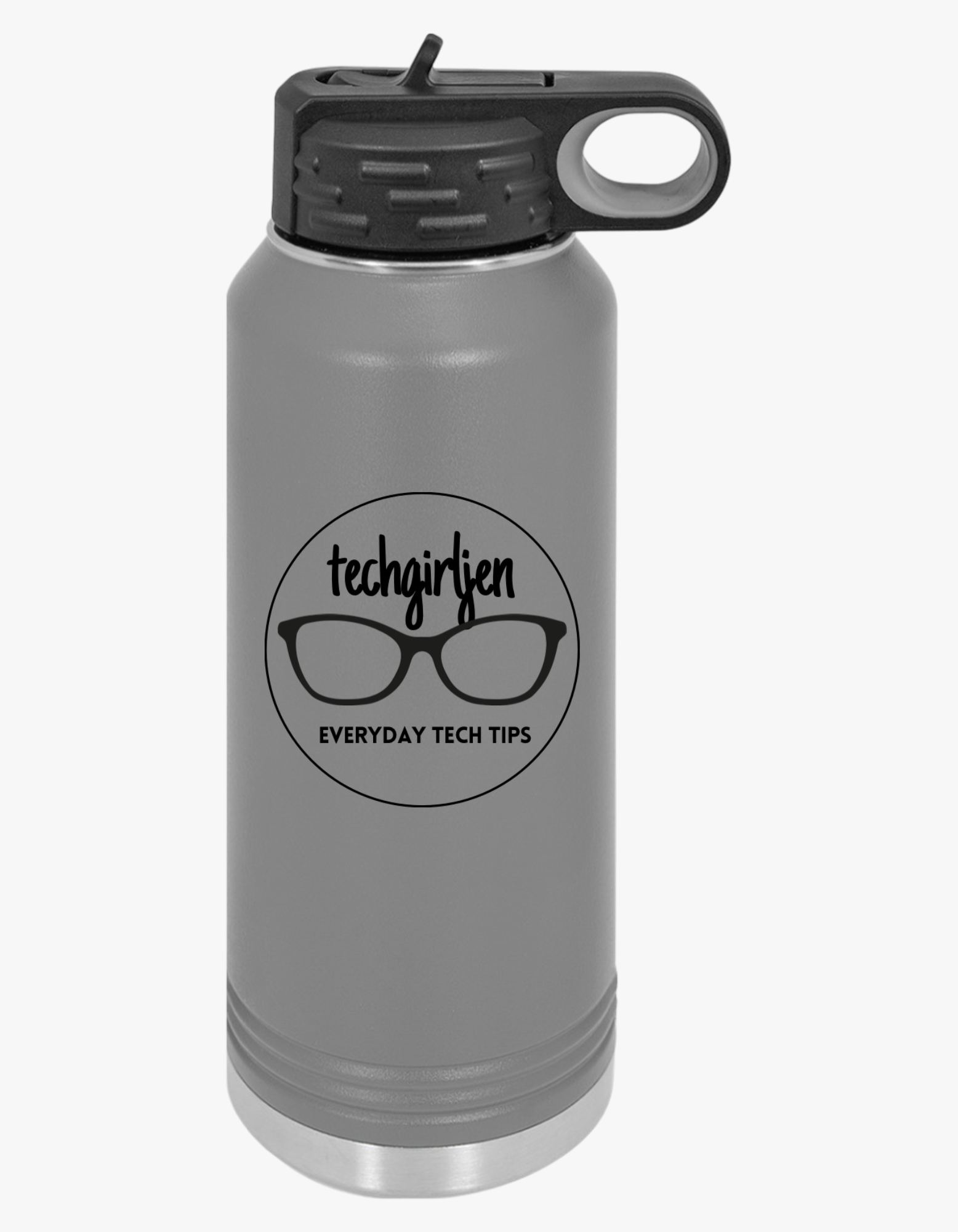techgirljen Water Bottle - 32oz Reusable Hydration Flask product thumbnail image techgirljen Water Bottle - 32oz Reusable Hydration Flask product thumbnail image
