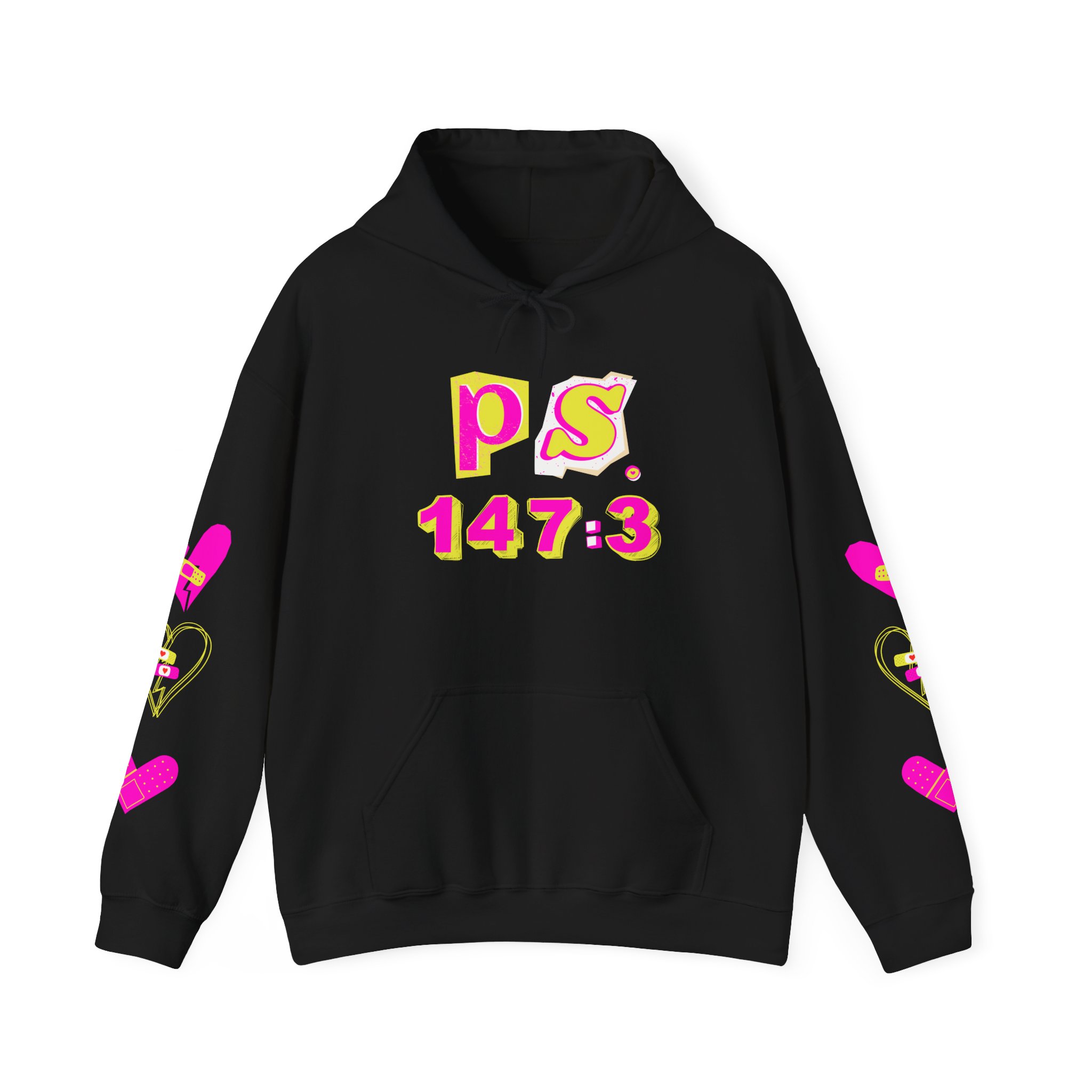 PS. 147:3 Unisex Heavy Blend™ Hooded Sweatshirt product thumbnail image PS. 147:3 Unisex Heavy Blend™ Hooded Sweatshirt product thumbnail image