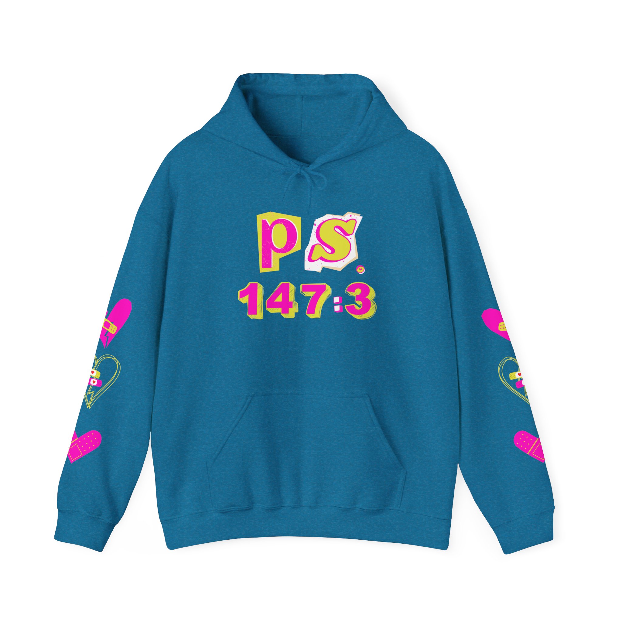 PS. 147:3 Unisex Heavy Blend™ Hooded Sweatshirt product thumbnail image PS. 147:3 Unisex Heavy Blend™ Hooded Sweatshirt product thumbnail image
