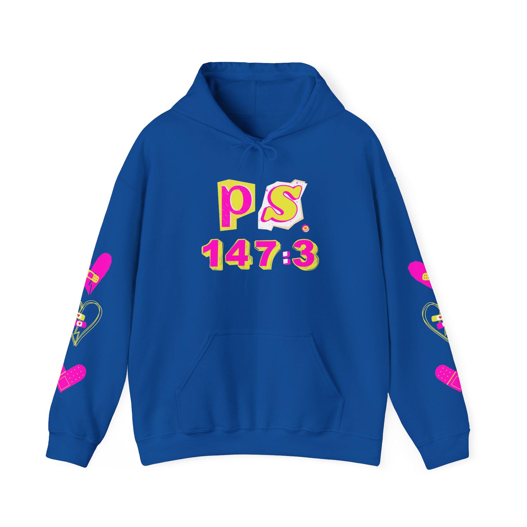PS. 147:3 Unisex Heavy Blend™ Hooded Sweatshirt product thumbnail image PS. 147:3 Unisex Heavy Blend™ Hooded Sweatshirt product thumbnail image