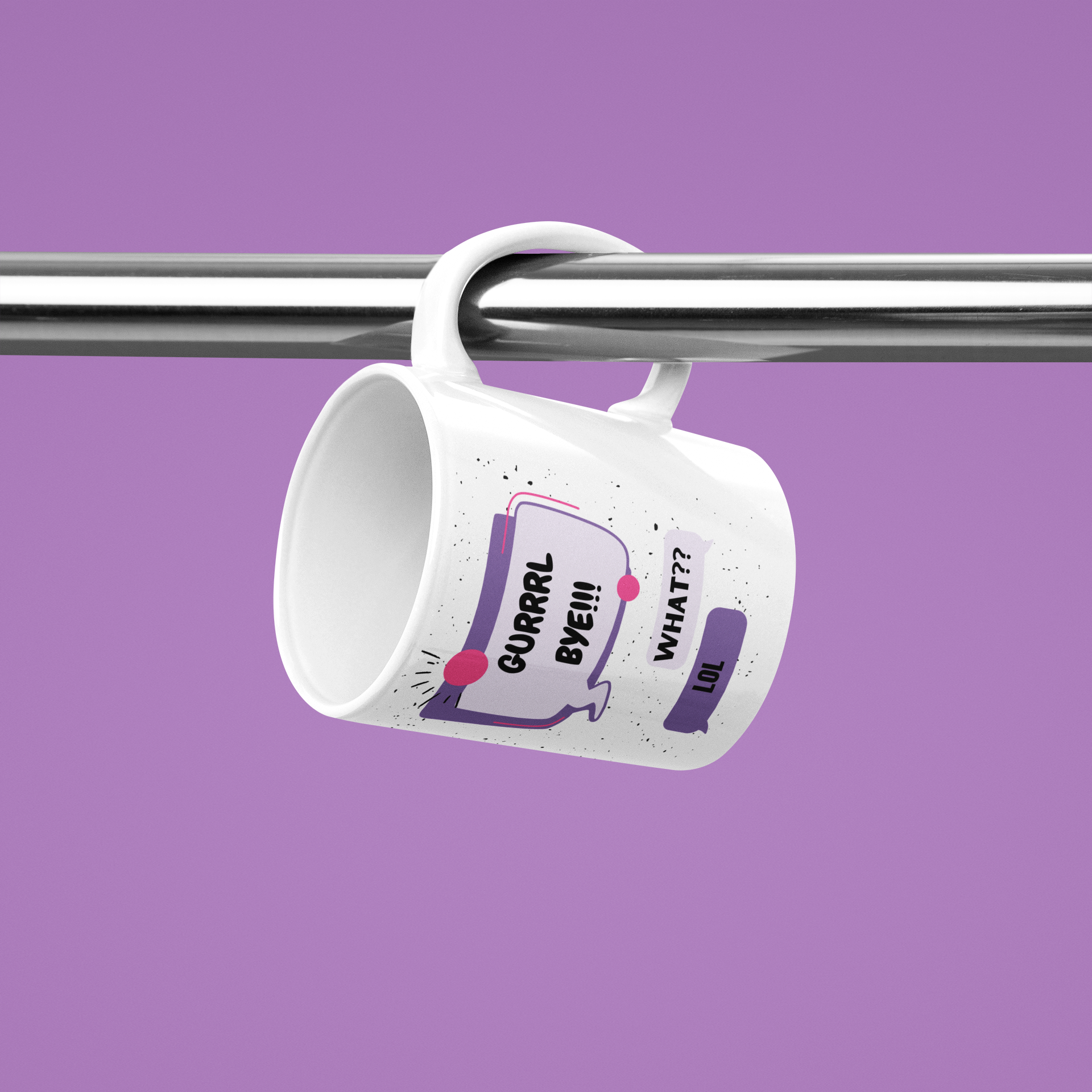 Gurl Bye!!! Ceramic Mug (11oz, 15oz) product thumbnail image