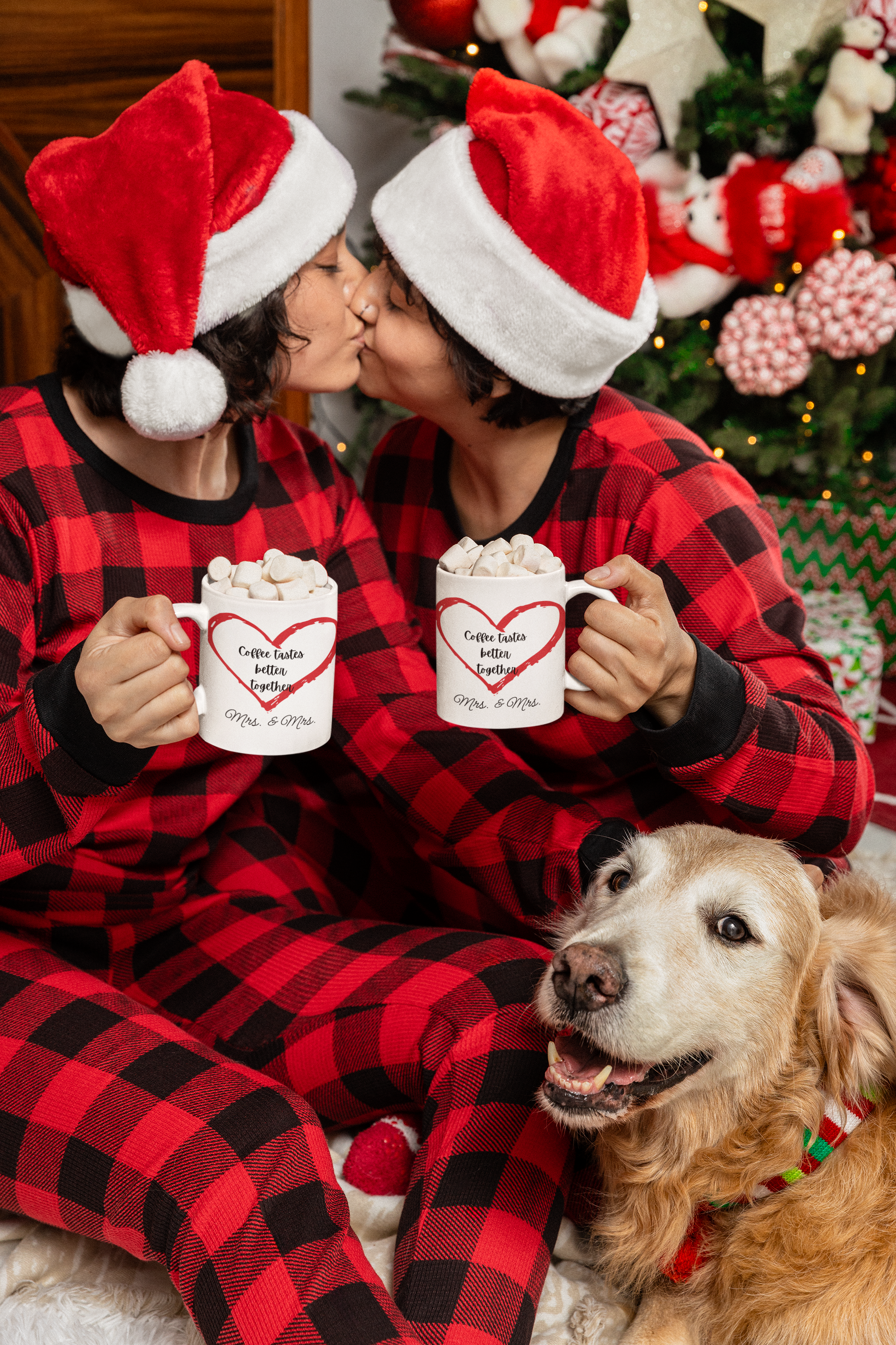 Coffee tastes better together Ceramic Mug - 11oz &amp; 15oz product thumbnail image
