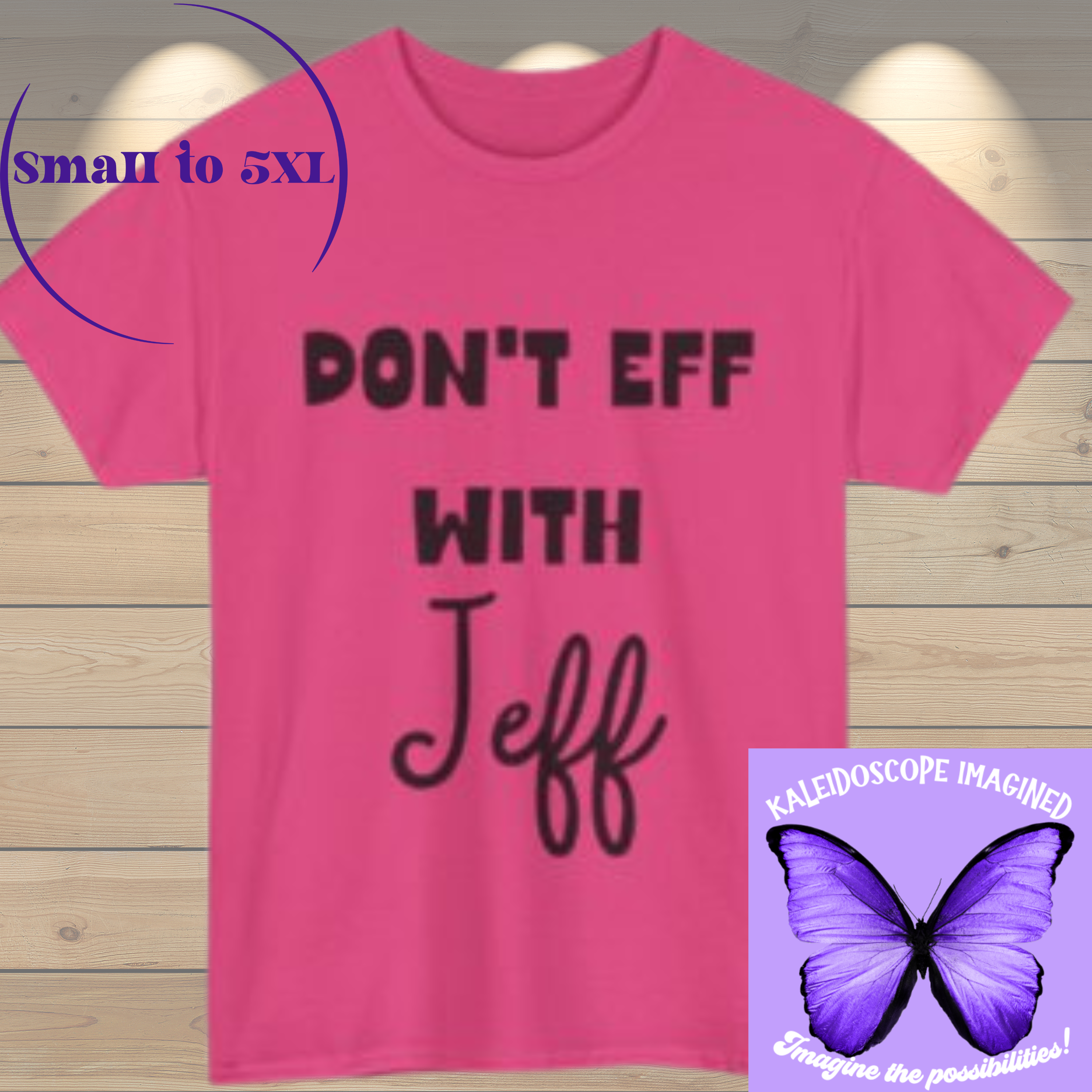 Unisex Tee - Don't eff with Jeff Gift for that Jeff in your life product thumbnail image Unisex Tee - Don't eff with Jeff Gift for that Jeff in your life product thumbnail image