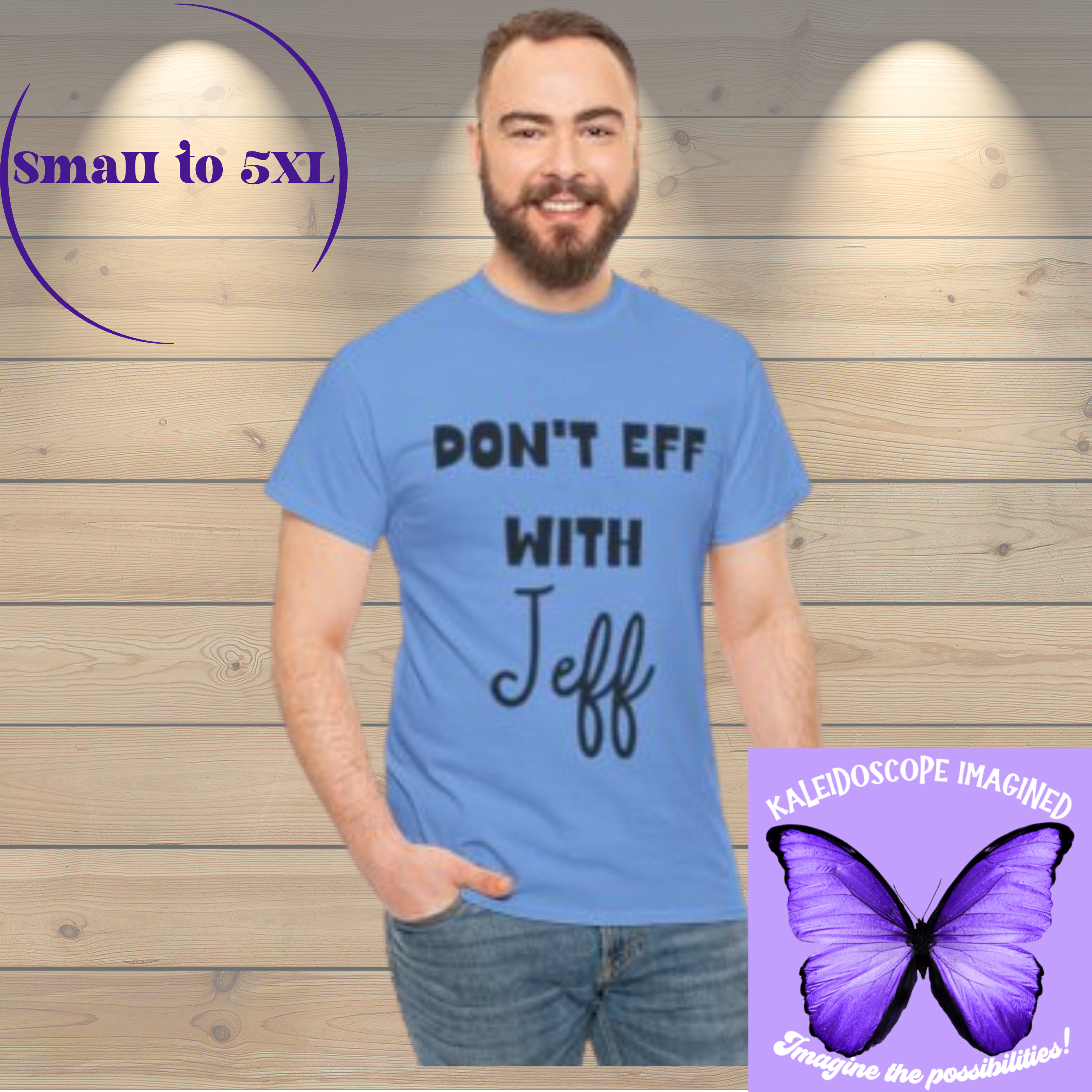 Unisex Tee - Don't eff with Jeff Gift for that Jeff in your life product thumbnail image Unisex Tee - Don't eff with Jeff Gift for that Jeff in your life product thumbnail image
