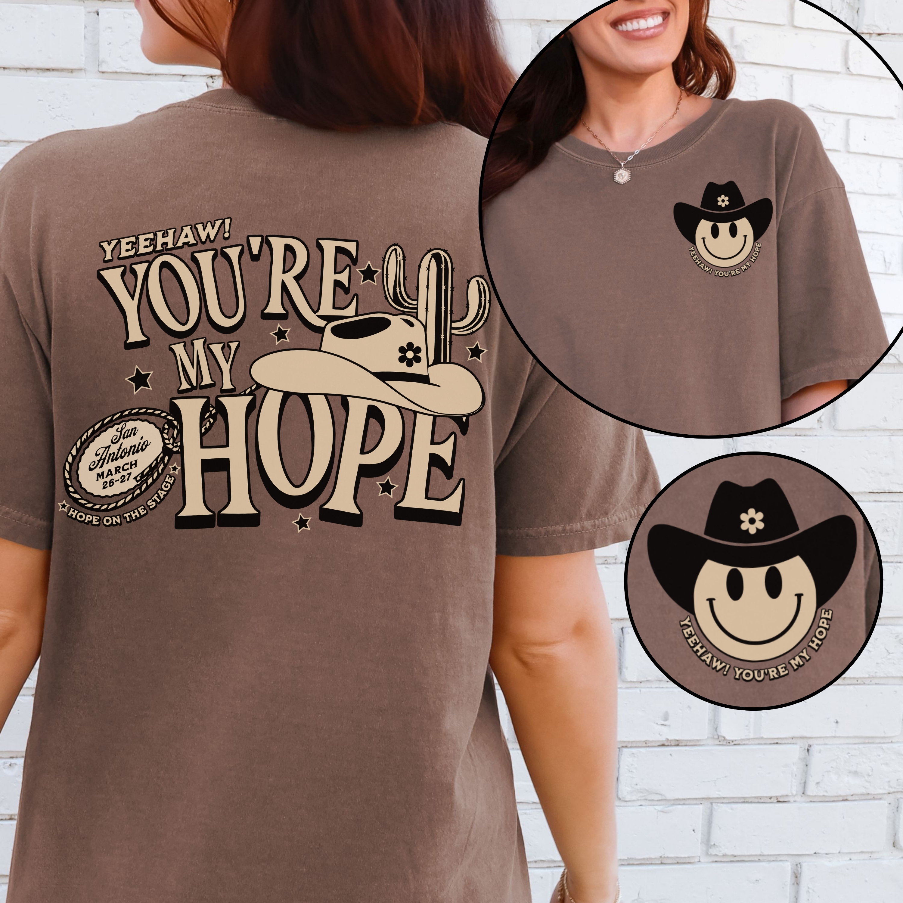 Hobi Yeehaw Cowboy UNISEX Comfort Colors Tee, Printed on FRONT and BACK, Designed for ARMY, by ARMY product thumbnail image Hobi Yeehaw Cowboy UNISEX Comfort Colors Tee, Printed on FRONT and BACK, Designed for ARMY, by ARMY product thumbnail image