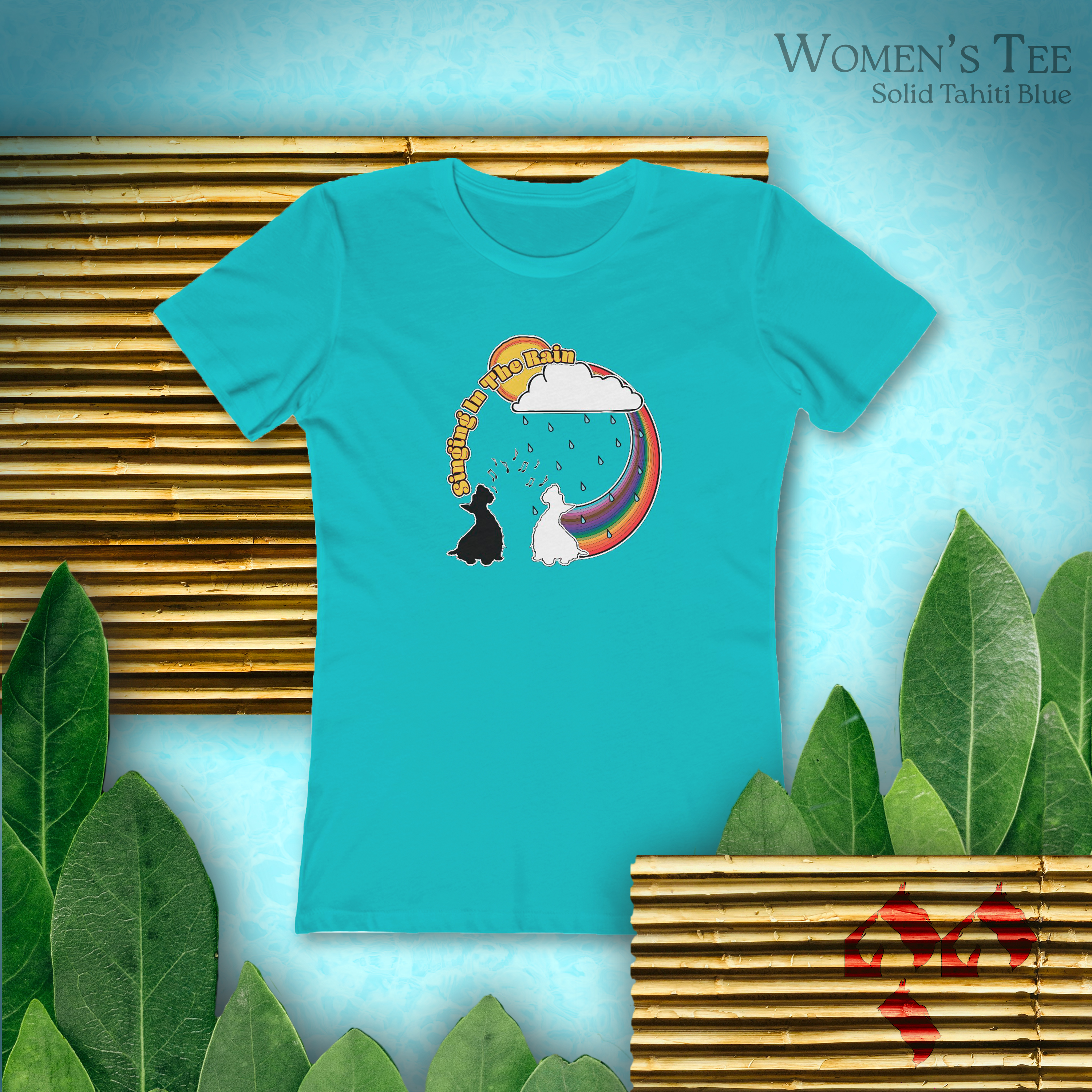 Women's Scottish Terrier Shirt - Singing In The Rain product thumbnail image Women's Scottish Terrier Shirt - Singing In The Rain product thumbnail image