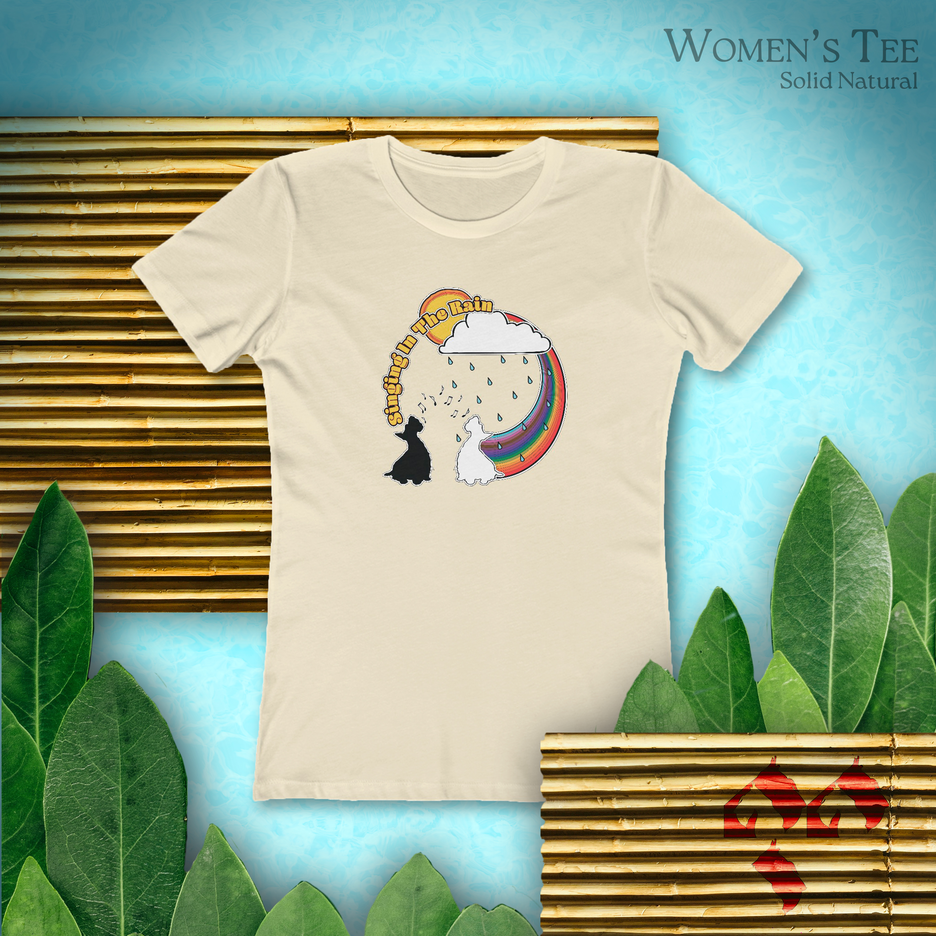 Women's Scottish Terrier Shirt - Singing In The Rain product thumbnail image