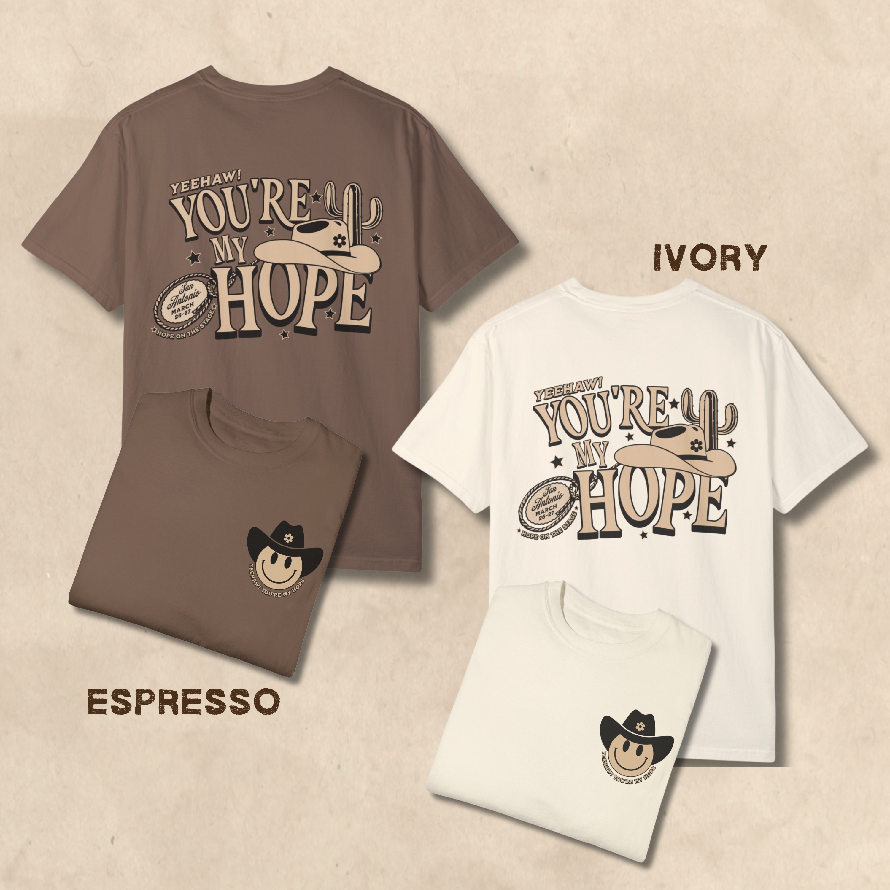 Hobi Yeehaw Cowboy UNISEX Comfort Colors Tee, Printed on FRONT and BACK, Designed for ARMY, by ARMY product thumbnail image Hobi Yeehaw Cowboy UNISEX Comfort Colors Tee, Printed on FRONT and BACK, Designed for ARMY, by ARMY product thumbnail image