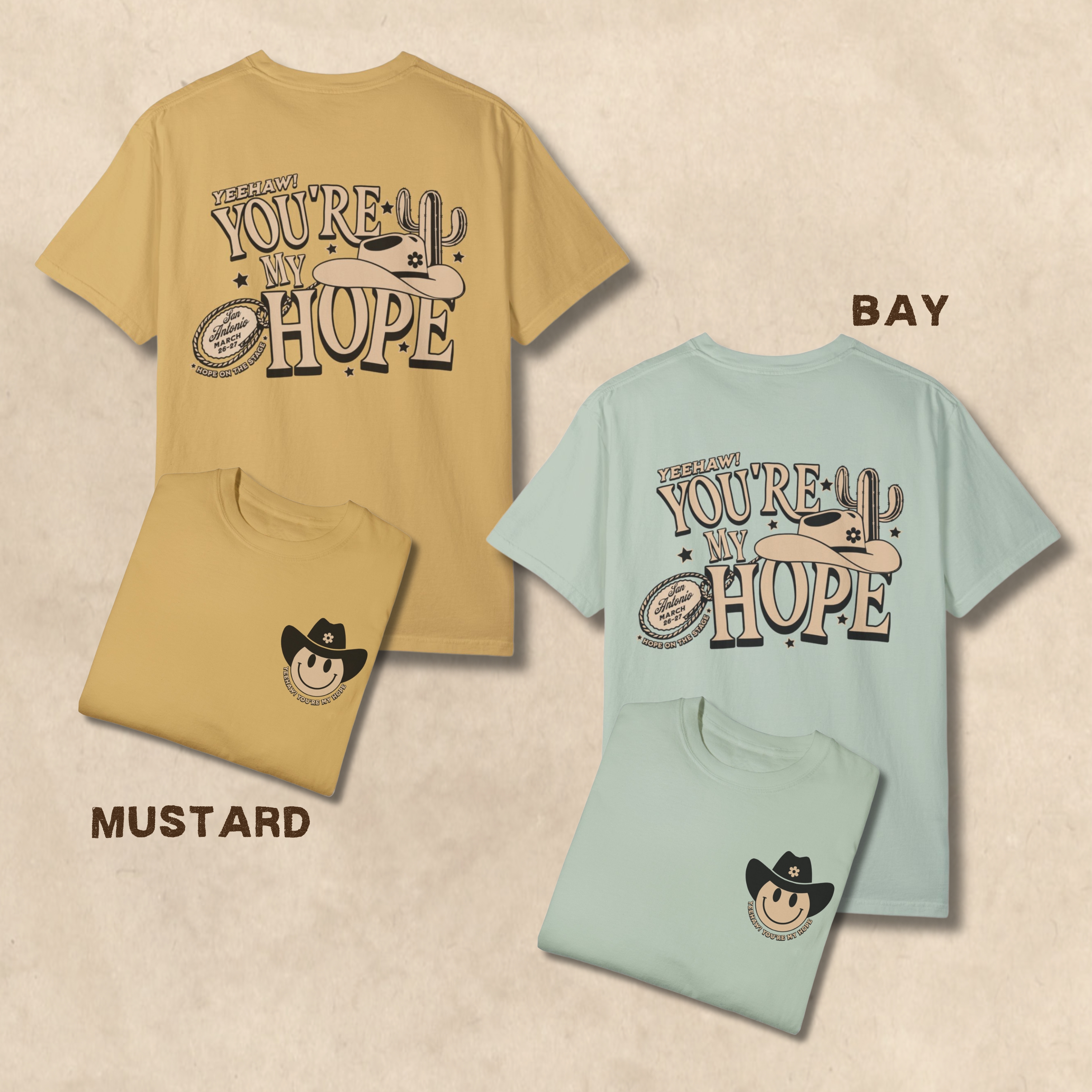 Hobi Yeehaw Cowboy UNISEX Comfort Colors Tee, Printed on FRONT and BACK, Designed for ARMY, by ARMY product thumbnail image Hobi Yeehaw Cowboy UNISEX Comfort Colors Tee, Printed on FRONT and BACK, Designed for ARMY, by ARMY product thumbnail image