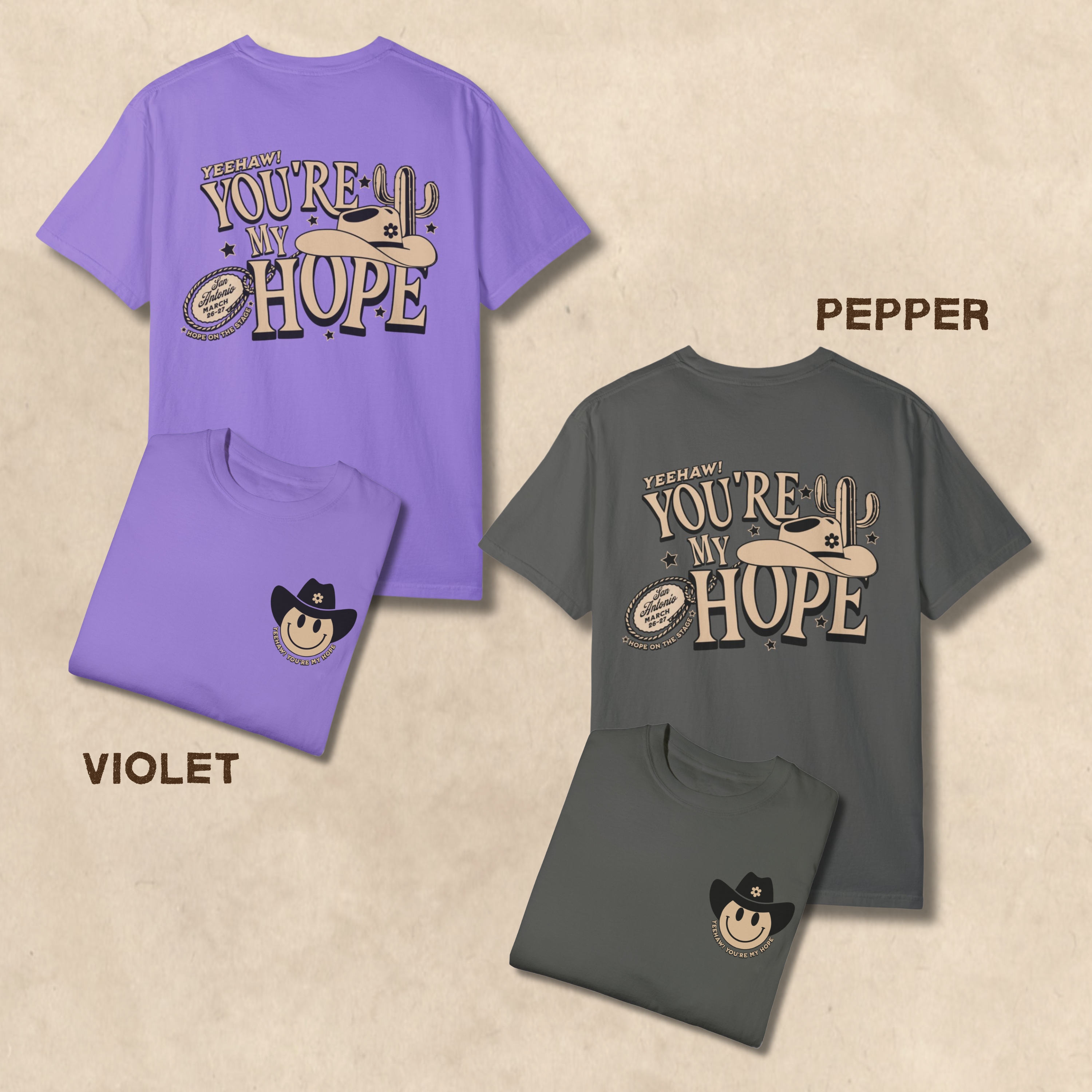 Hobi Yeehaw Cowboy UNISEX Comfort Colors Tee, Printed on FRONT and BACK, Designed for ARMY, by ARMY product thumbnail image Hobi Yeehaw Cowboy UNISEX Comfort Colors Tee, Printed on FRONT and BACK, Designed for ARMY, by ARMY product thumbnail image