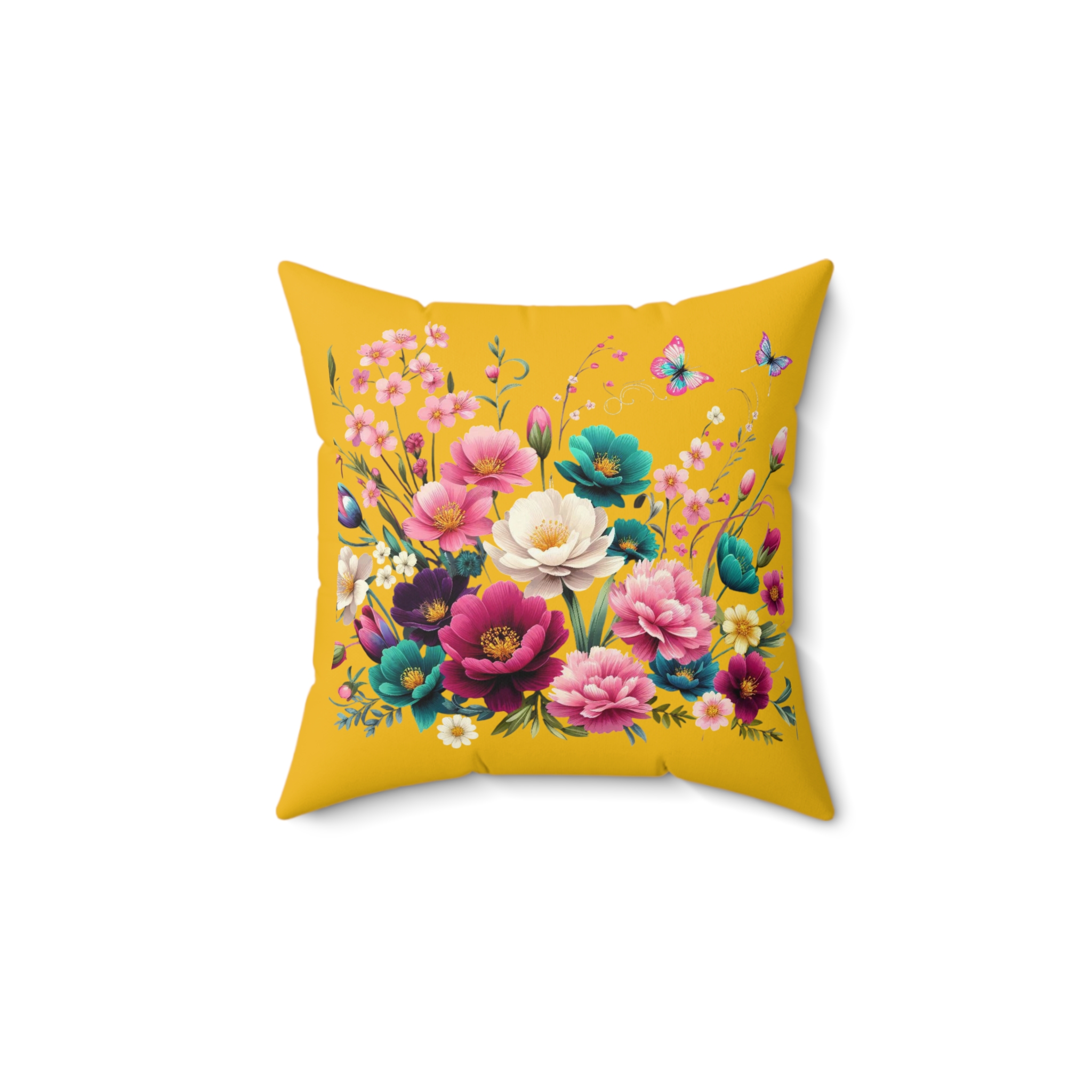 Floral Spring Decor Pillow