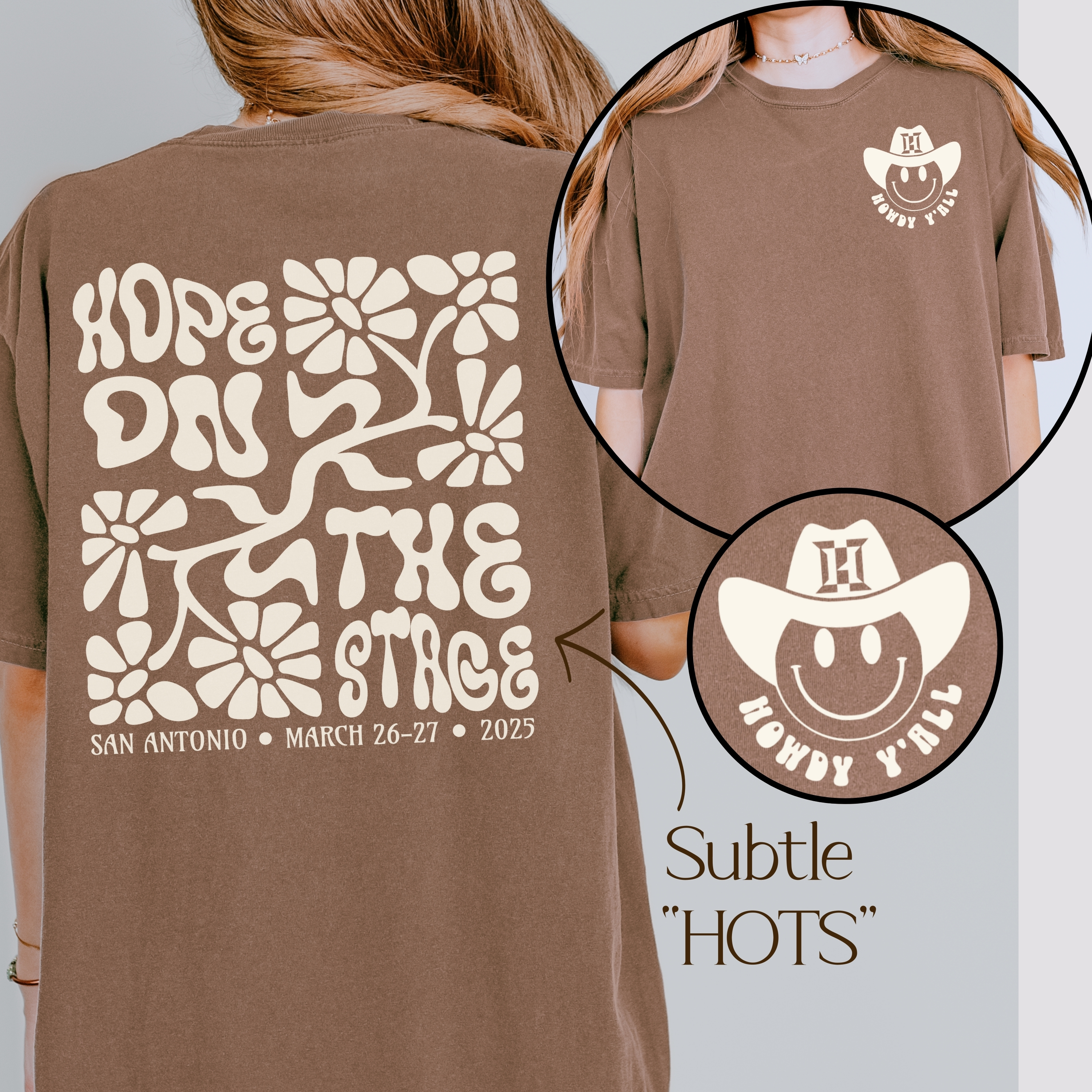 Hobi Cowboy Subtle HOTS UNISEX Comfort Colors Tee, Printed on FRONT and BACK, Designed for ARMY, by ARMY Hobi Cowboy Subtle HOTS UNISEX Comfort Colors Tee, Printed on FRONT and BACK, Designed for ARMY, by ARMY