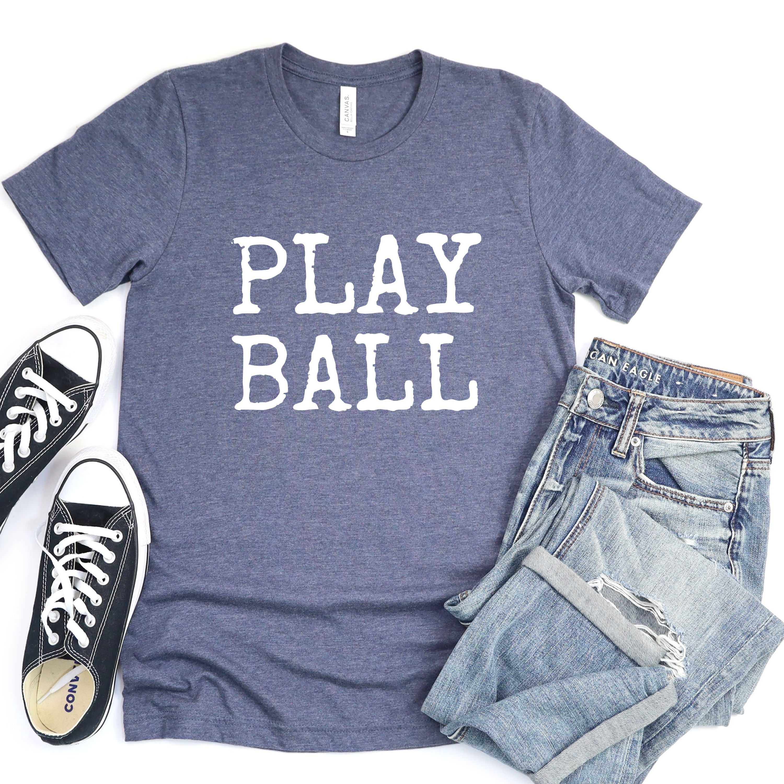 Play Ball Adult Tee product thumbnail image Play Ball Adult Tee product thumbnail image
