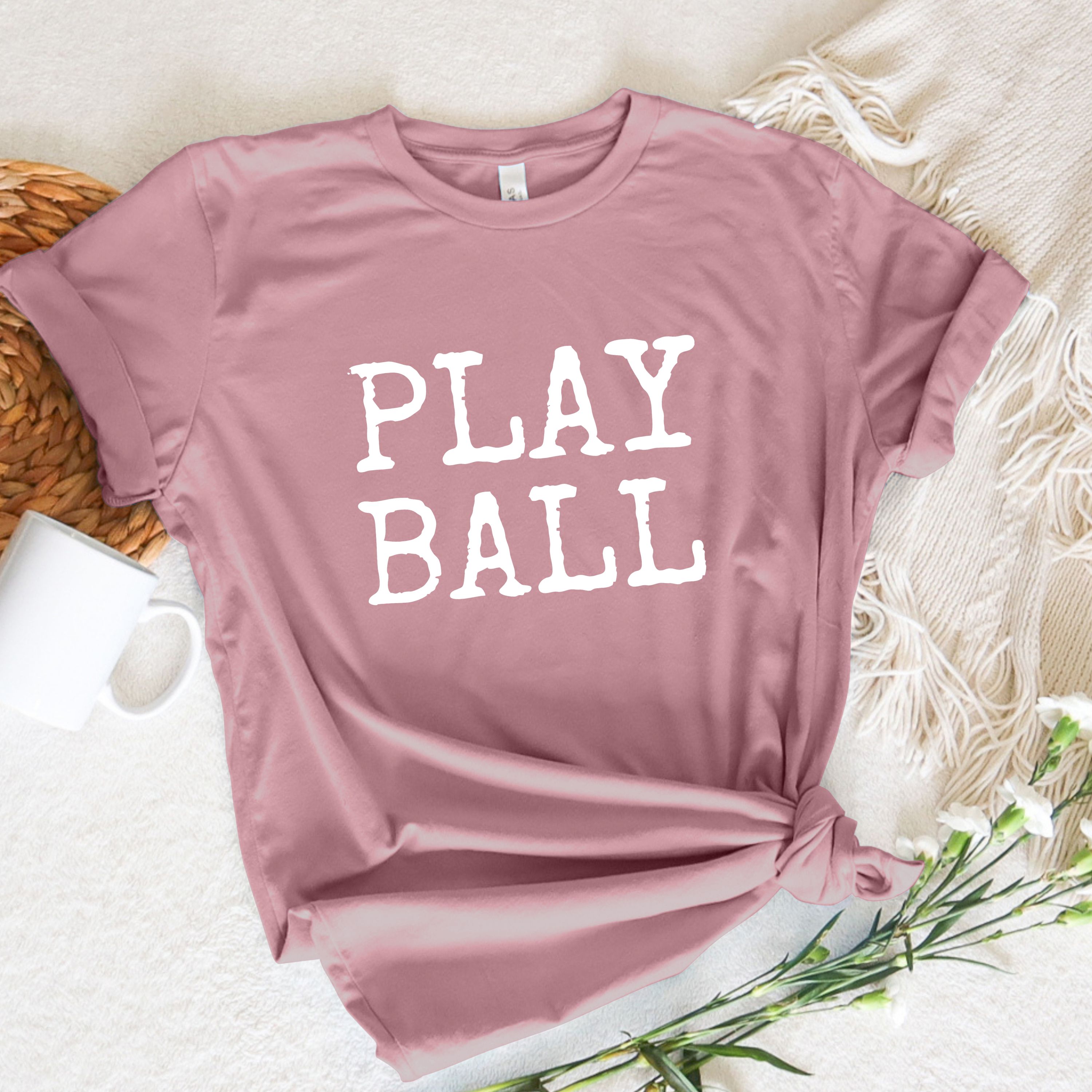 Play Ball Adult Tee product thumbnail image Play Ball Adult Tee product thumbnail image