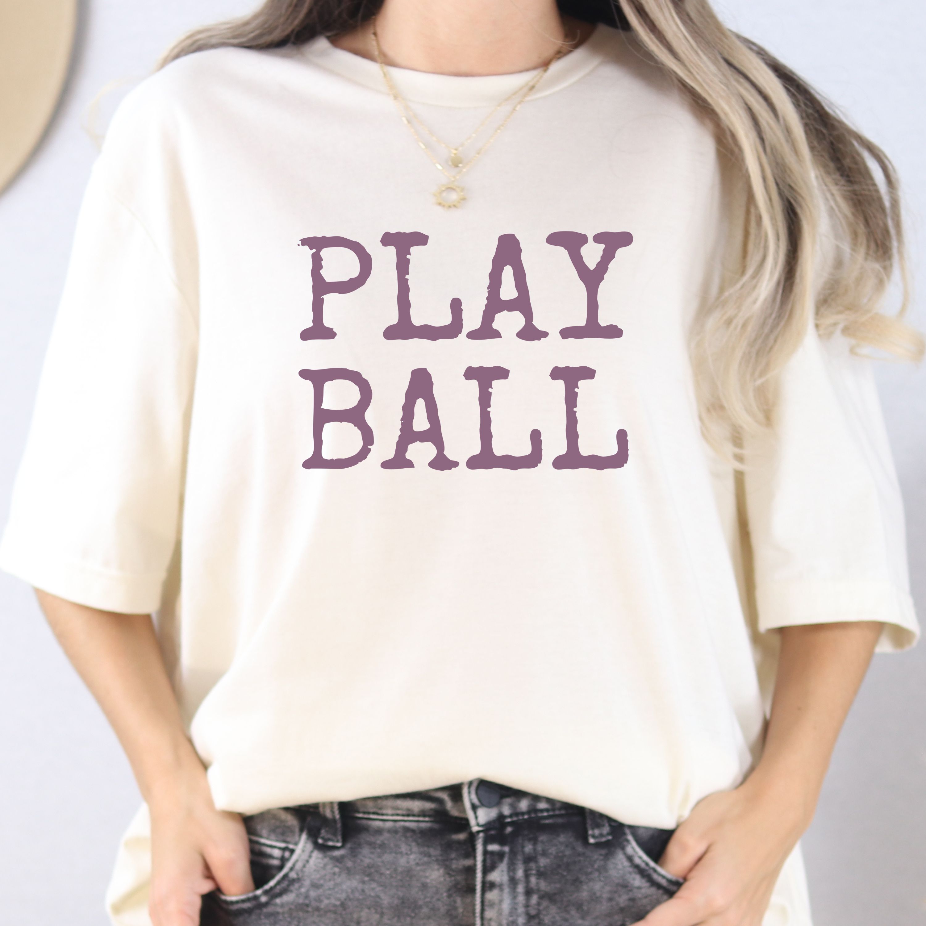 Play Ball Adult Tee Play Ball Adult Tee