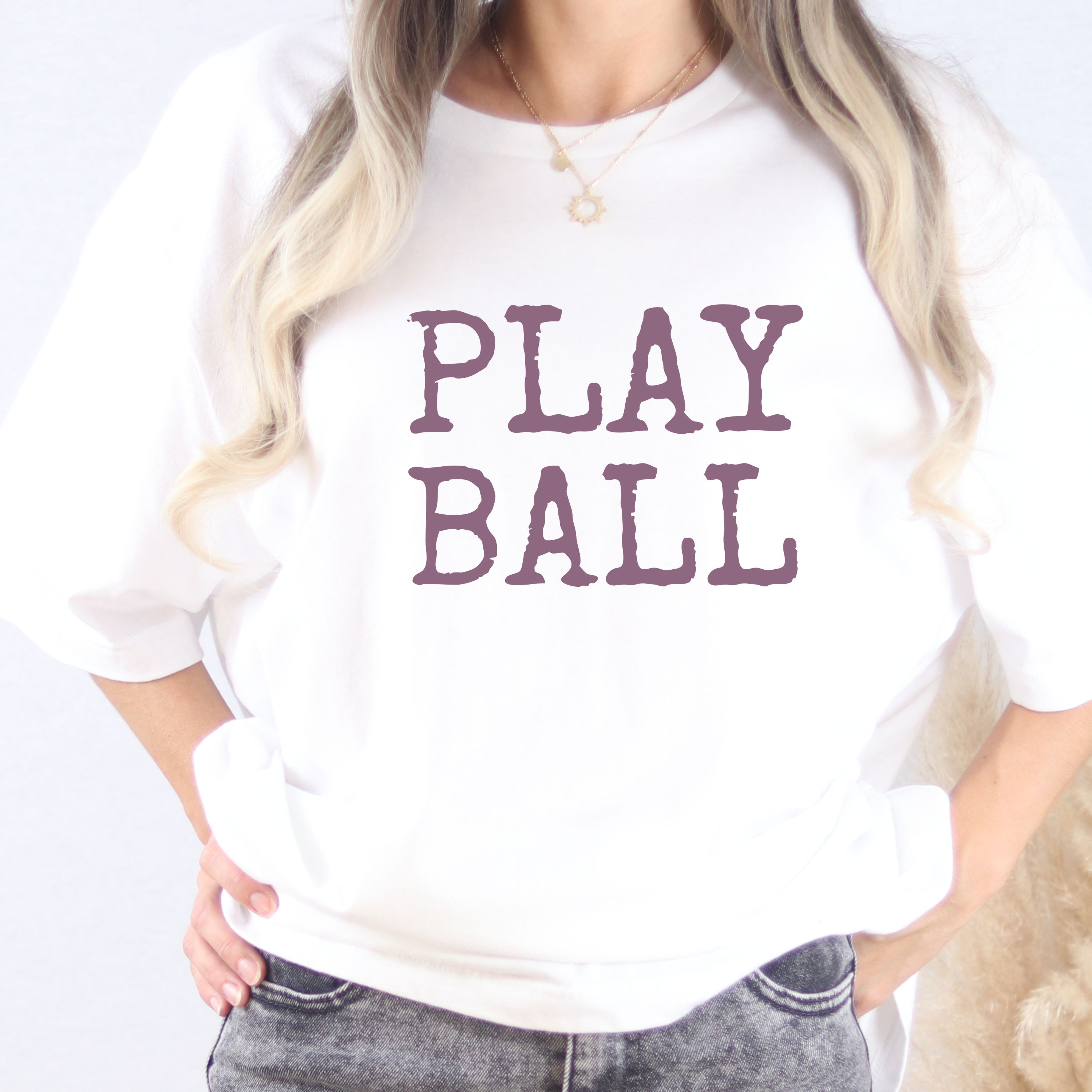 Play Ball Adult Tee product thumbnail image Play Ball Adult Tee product thumbnail image