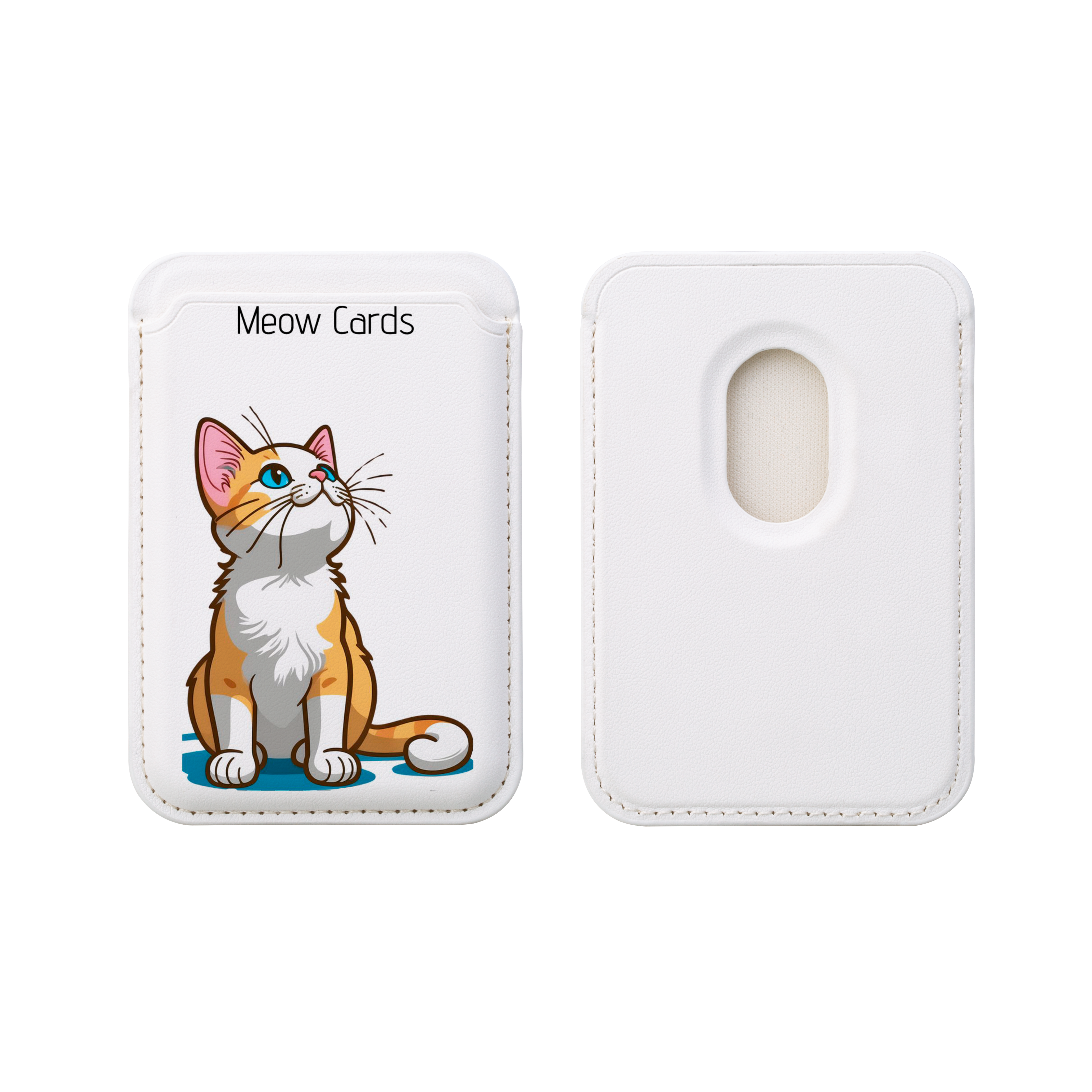 Purrfectly Sleek – Vegan MagSafe Wallet With Meow Power  product thumbnail image