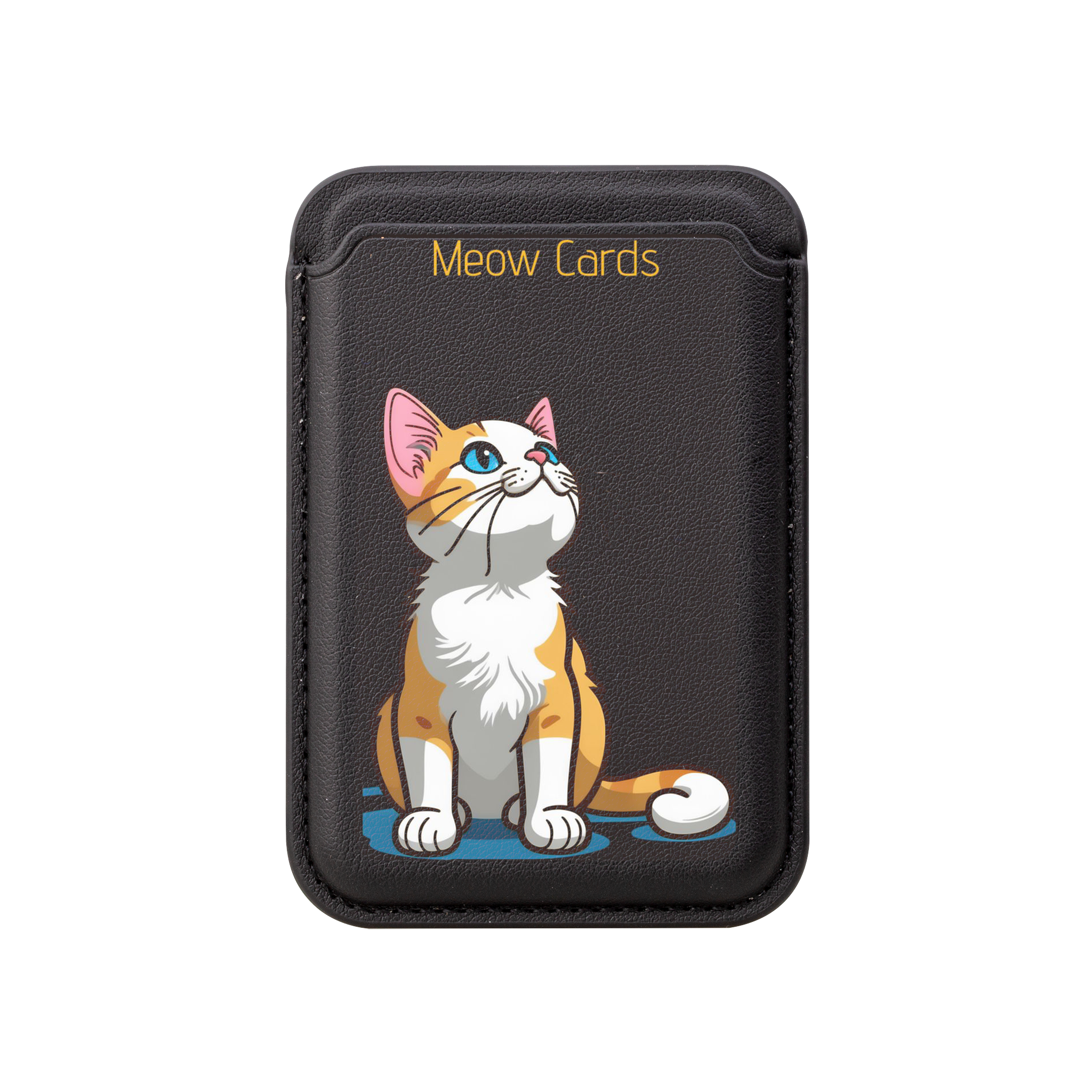 Purrfectly Sleek – Vegan MagSafe Wallet With Meow Power product thumbnail image Purrfectly Sleek – Vegan MagSafe Wallet With Meow Power product thumbnail image