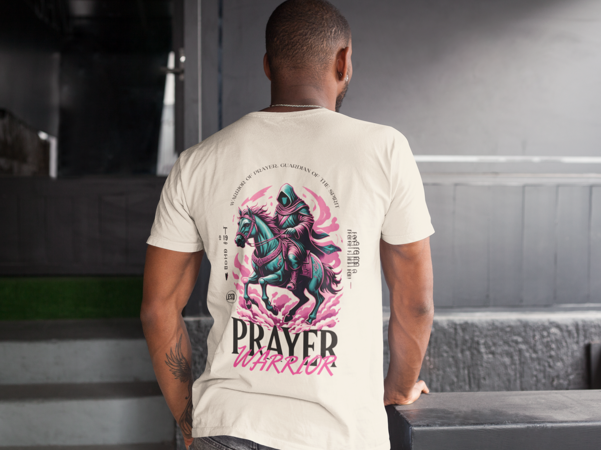 Prayer Warrior Unisex T-Shirt - Inspirational Graphic Tee product thumbnail image Prayer Warrior Unisex T-Shirt - Inspirational Graphic Tee product thumbnail image