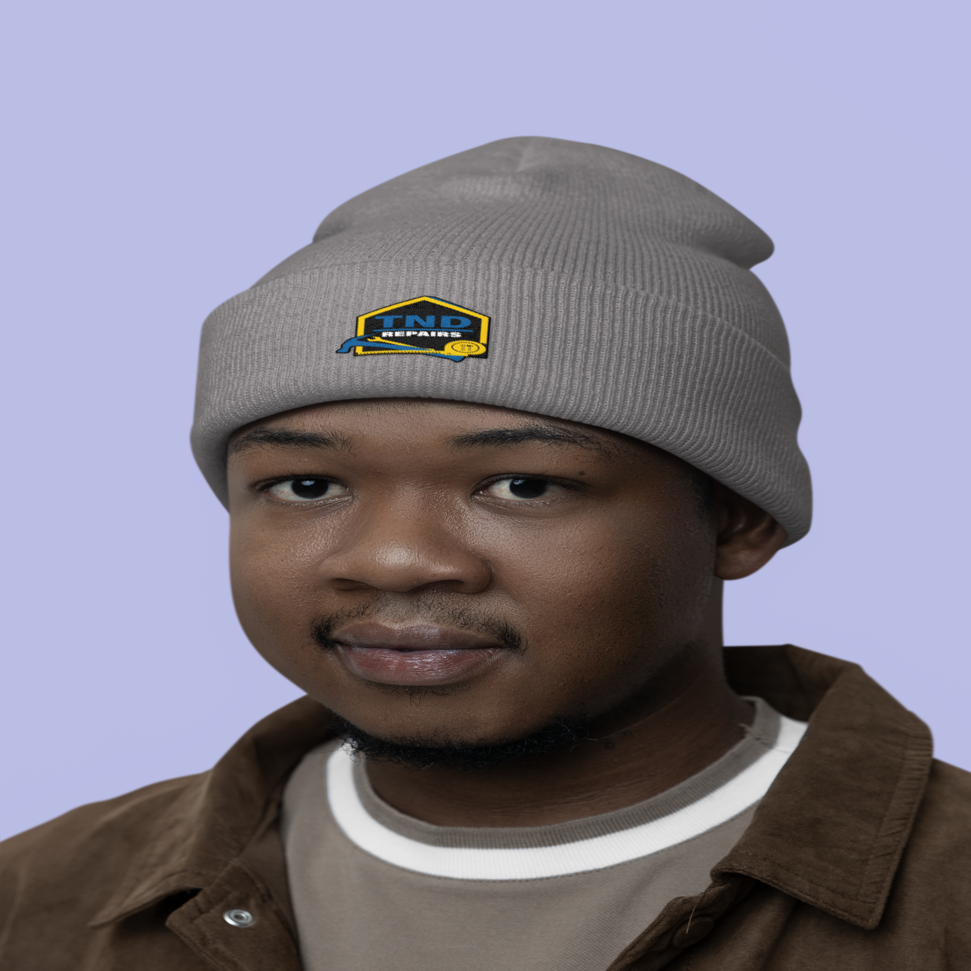 TND Repairs - Embroidered Cuffed Beanie product thumbnail image TND Repairs - Embroidered Cuffed Beanie product thumbnail image