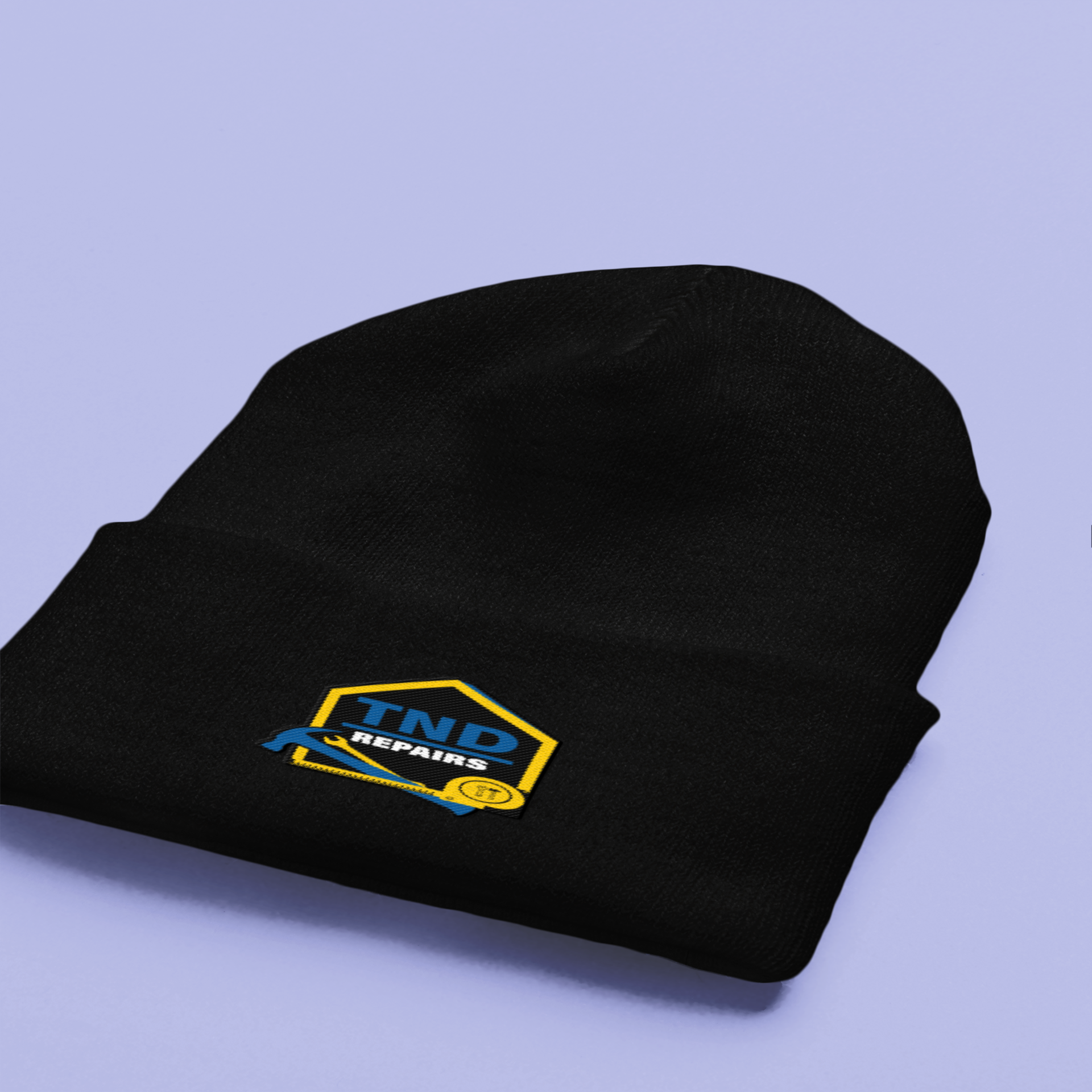 TND Repairs - Embroidered Cuffed Beanie product thumbnail image TND Repairs - Embroidered Cuffed Beanie product thumbnail image