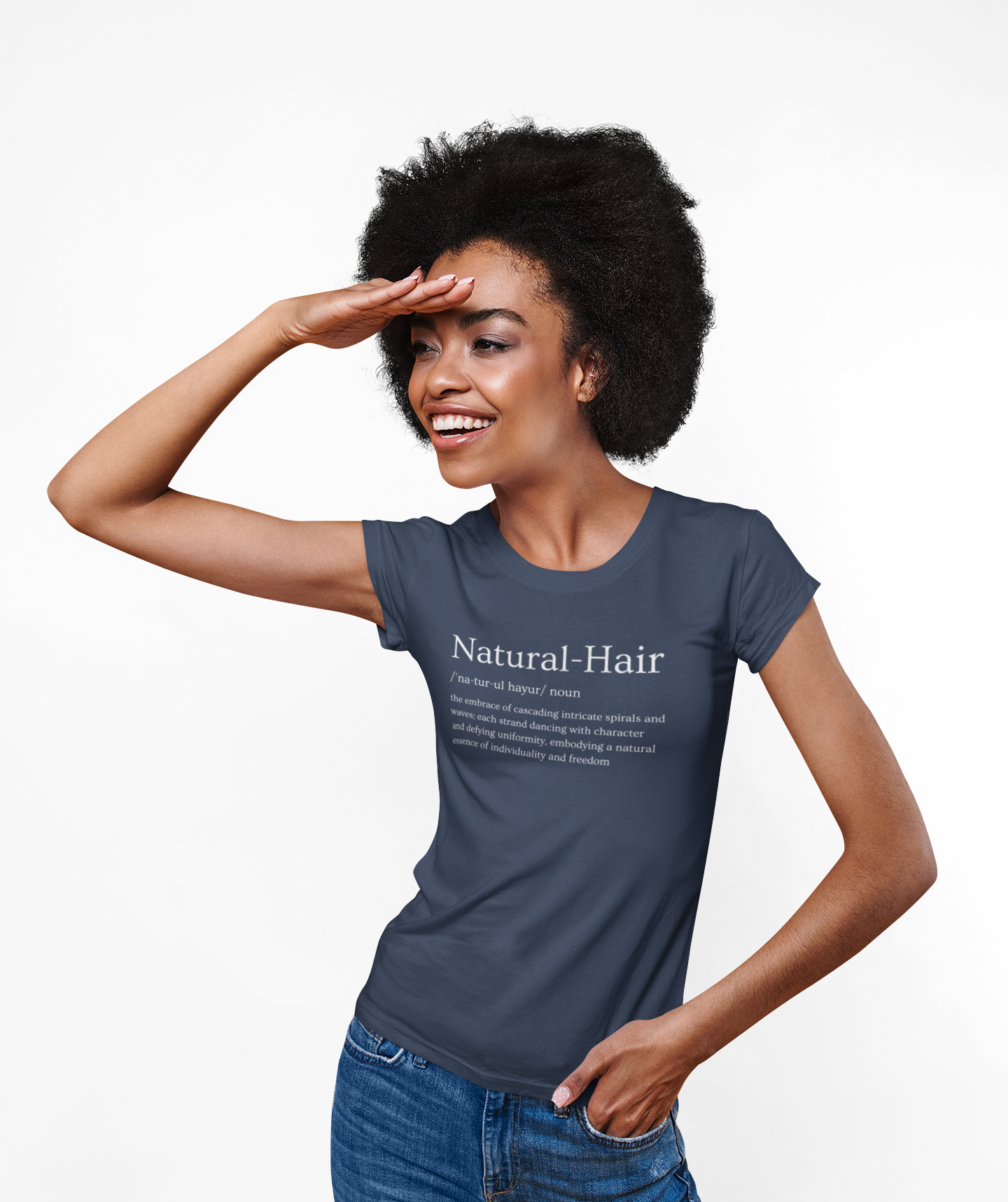 Natural Hair Definition Custom Graphic T-Shirt for Natural Hairstyles product thumbnail image Natural Hair Definition Custom Graphic T-Shirt for Natural Hairstyles product thumbnail image
