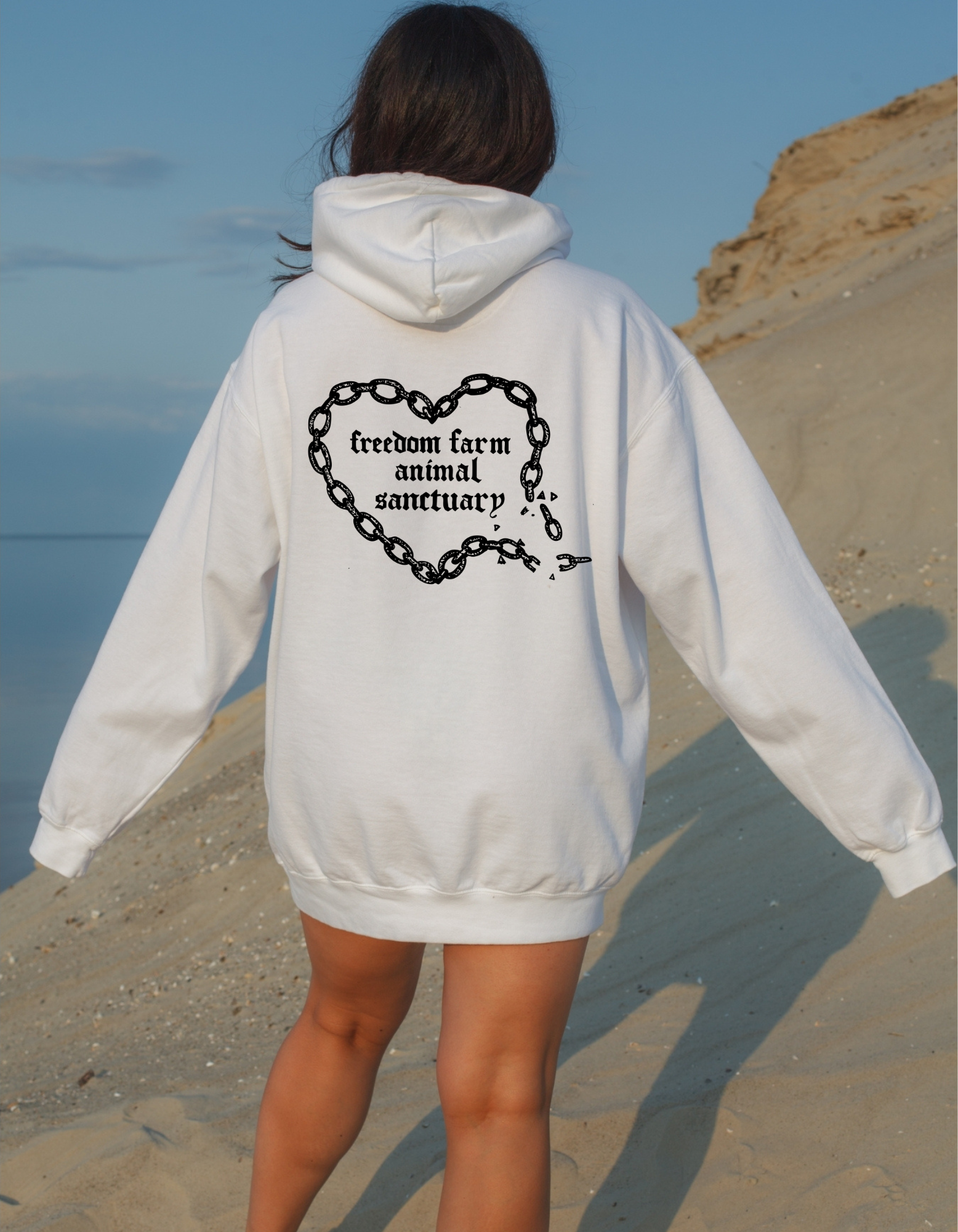 Freedom Farm " Break the Chains" Unisex Hooded Sweatshirt product thumbnail image Freedom Farm " Break the Chains" Unisex Hooded Sweatshirt product thumbnail image