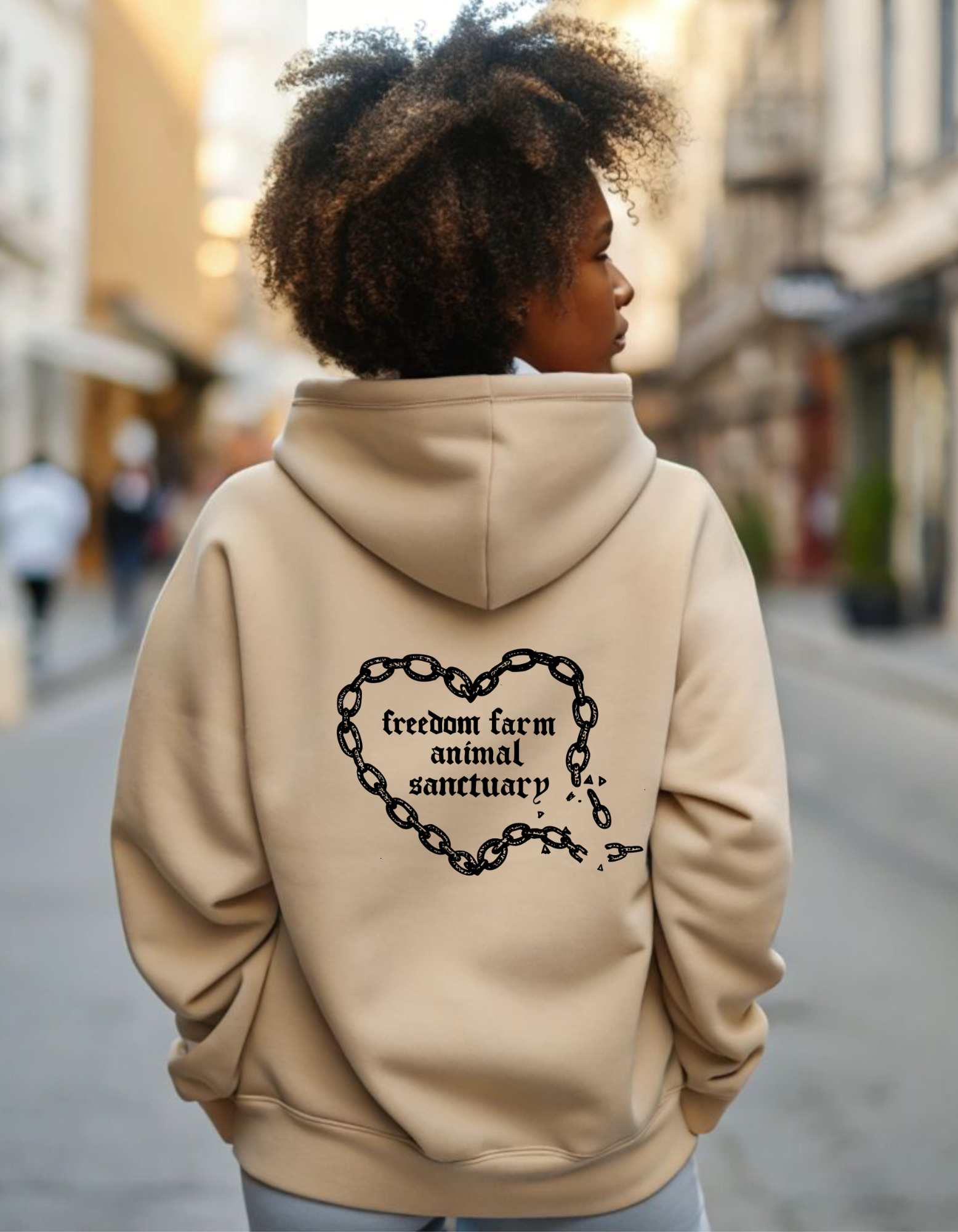 Freedom Farm " Break the Chains" Unisex Hooded Sweatshirt product thumbnail image