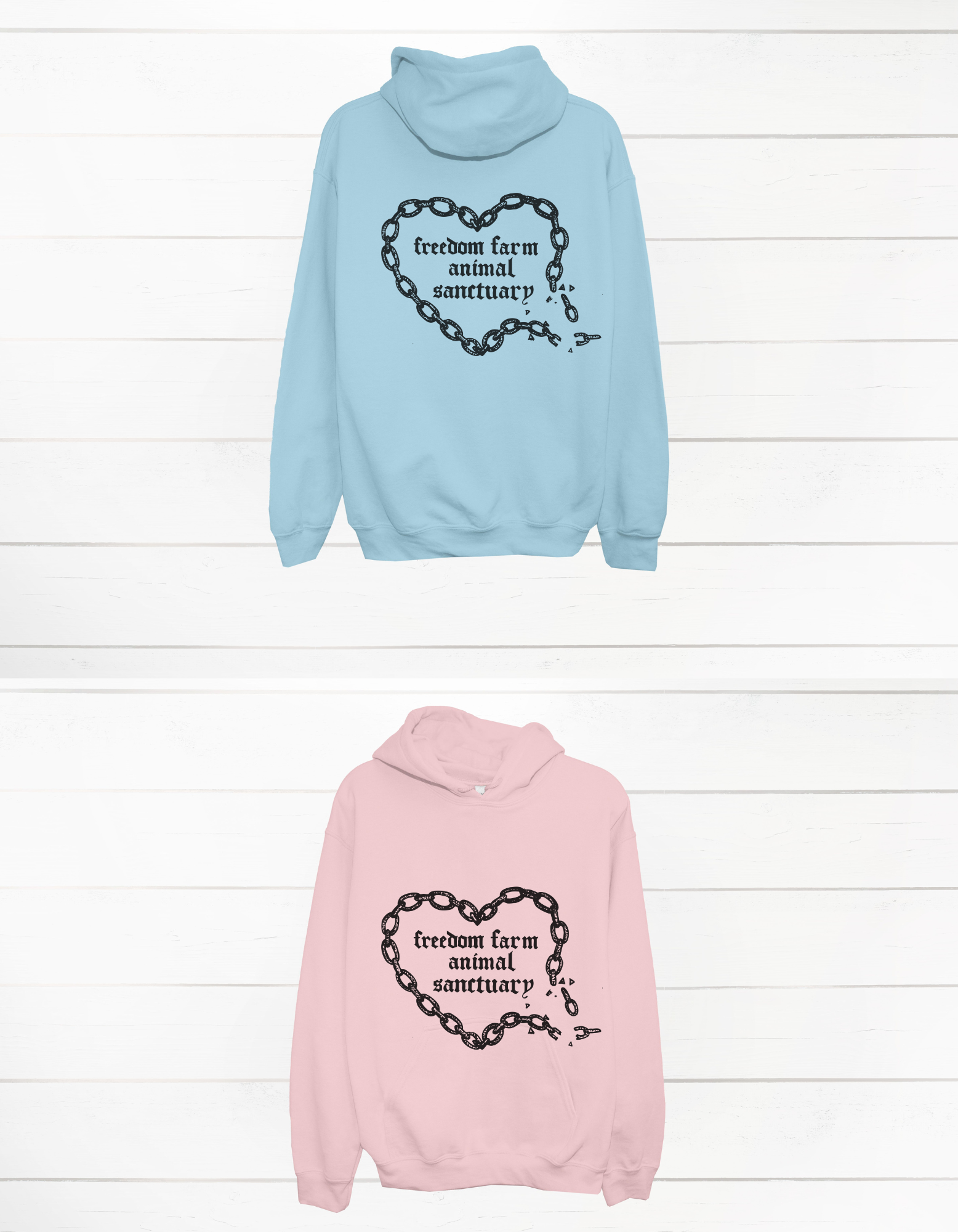 Freedom Farm " Break the Chains" Unisex Hooded Sweatshirt product thumbnail image Freedom Farm " Break the Chains" Unisex Hooded Sweatshirt product thumbnail image