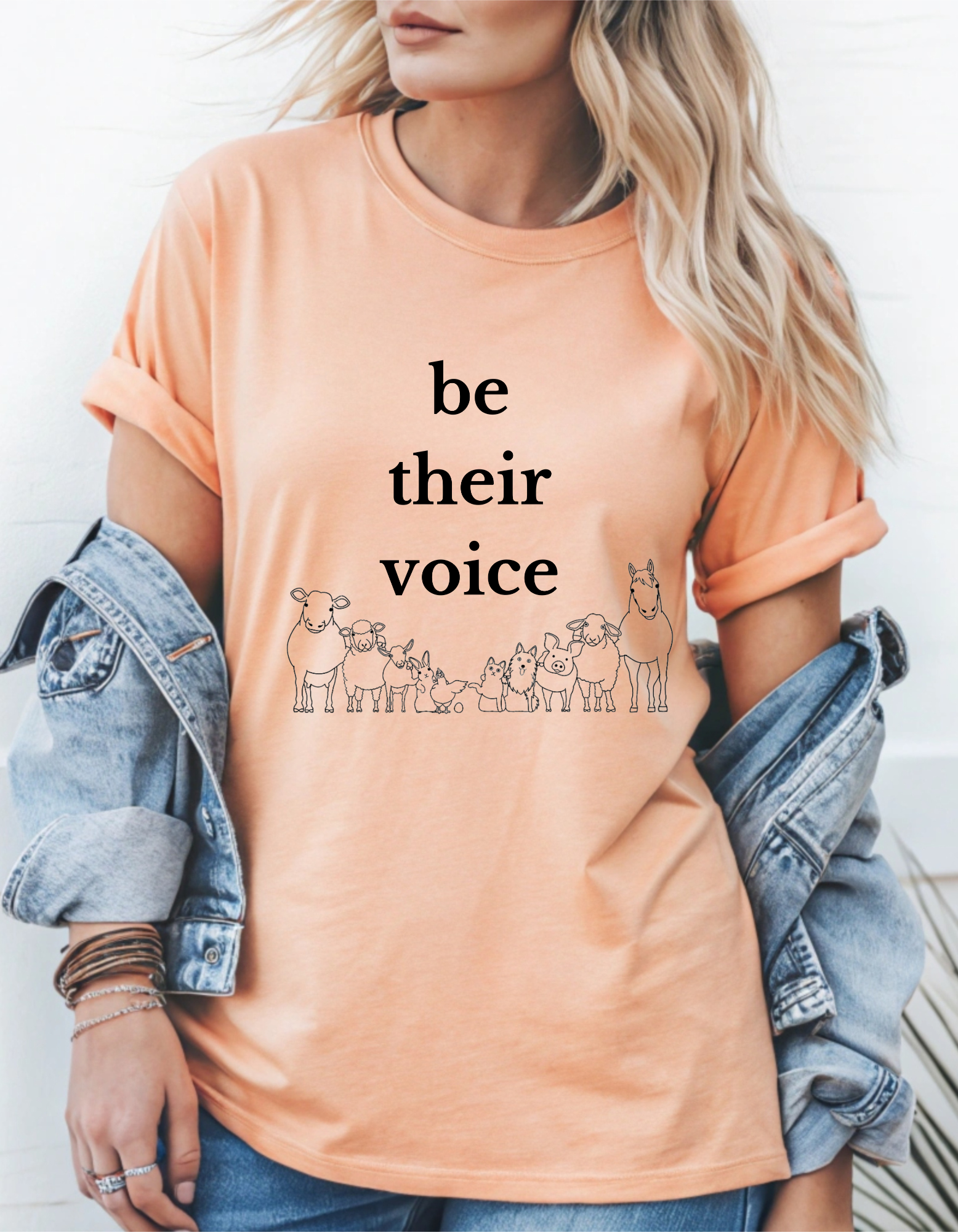 Be Their Voice Animal Welfare Tee product thumbnail image Be Their Voice Animal Welfare Tee product thumbnail image
