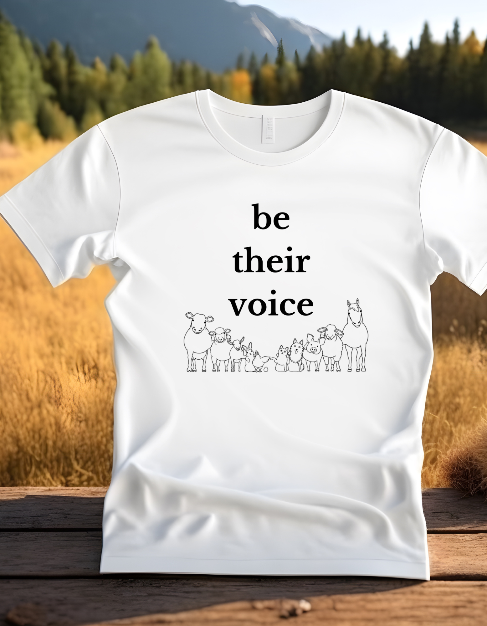 Be Their Voice Animal Welfare Tee product thumbnail image Be Their Voice Animal Welfare Tee product thumbnail image