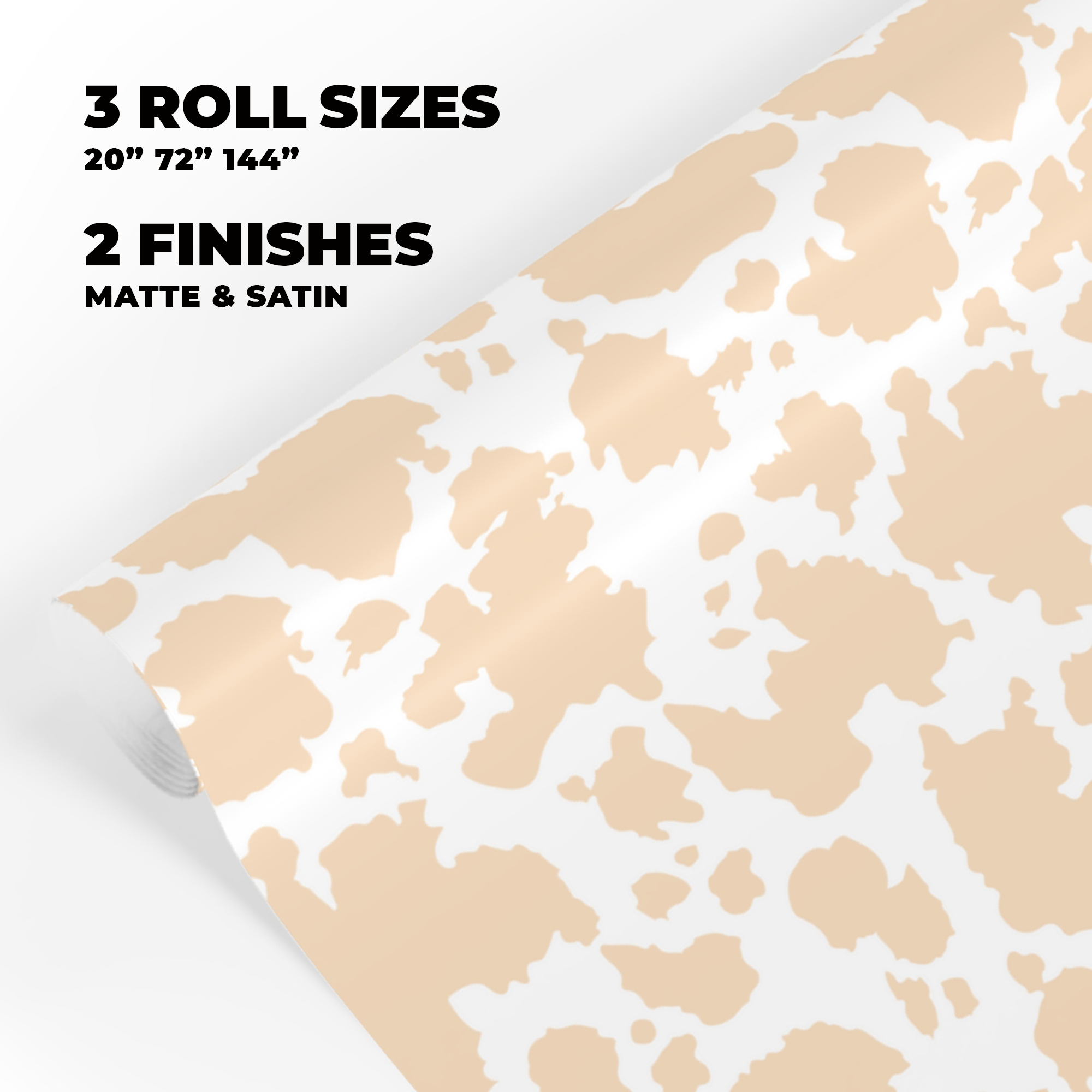Cow Print Gift Wrap in Scallop product thumbnail image Cow Print Gift Wrap in Scallop product thumbnail image