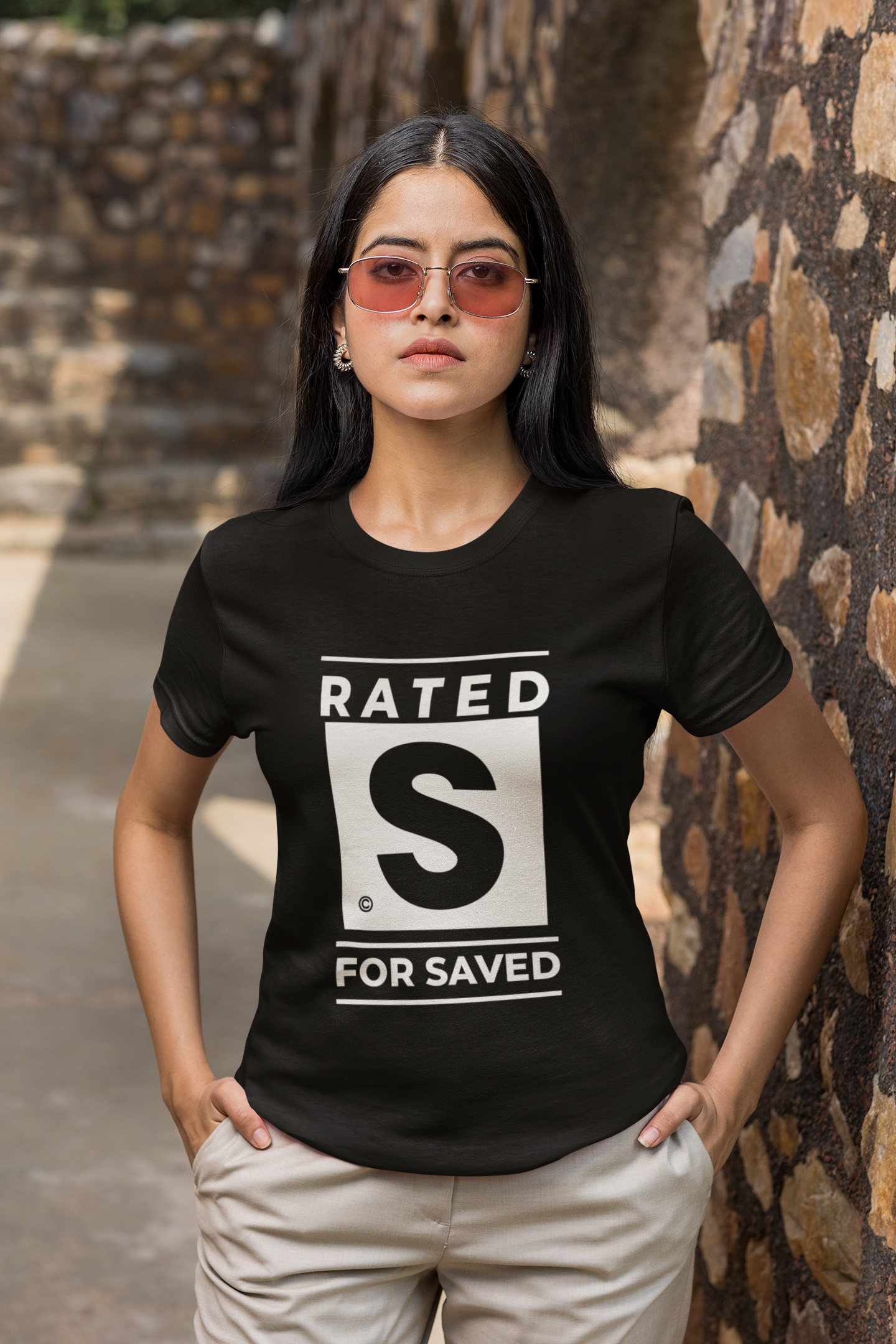 Rated S for Saved Unisex Softstyle T-Shirt - Casual Faith Graphic Tee product thumbnail image Rated S for Saved Unisex Softstyle T-Shirt - Casual Faith Graphic Tee product thumbnail image