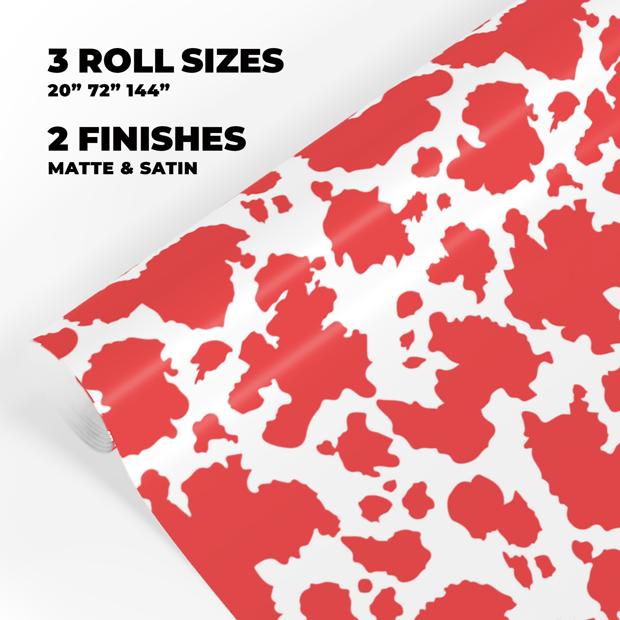 Cow Print Gift Wrap in Cherry product thumbnail image Cow Print Gift Wrap in Cherry product thumbnail image