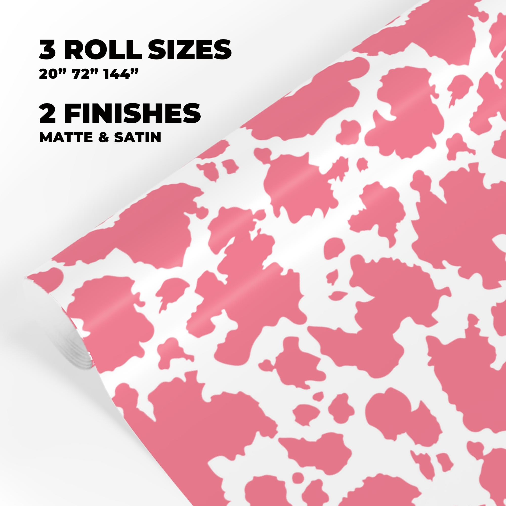 Cow Print Gift Wrap in Coral product thumbnail image Cow Print Gift Wrap in Coral product thumbnail image